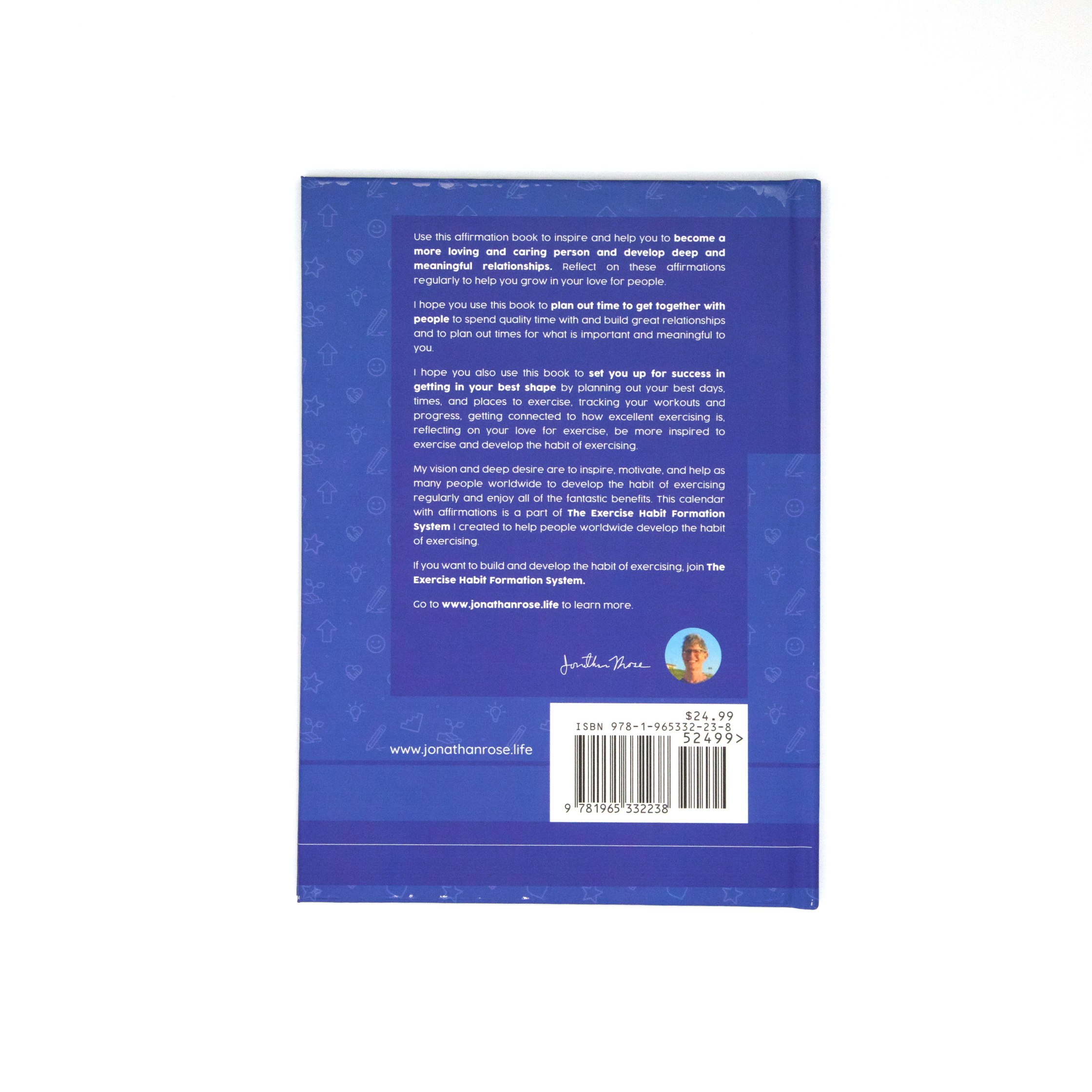Jonathan Rose Affirmation Handbook, Hardcover Positive Affirmations to help you build great relationships, back