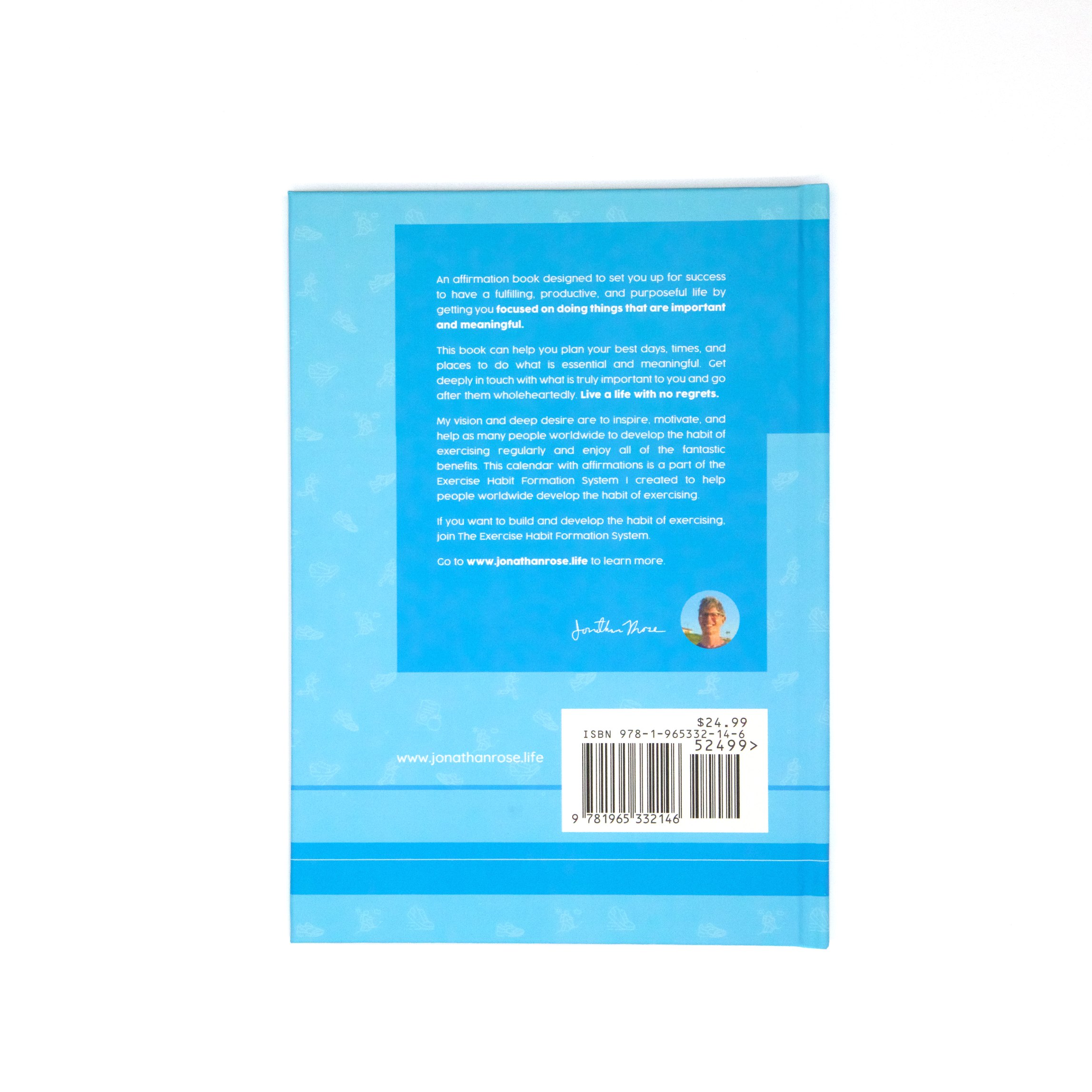Jonathan Rose Affirmation Handbook, Hardcover Positive affirmations to inspire you to go after things that are important and meaningful in your life, back