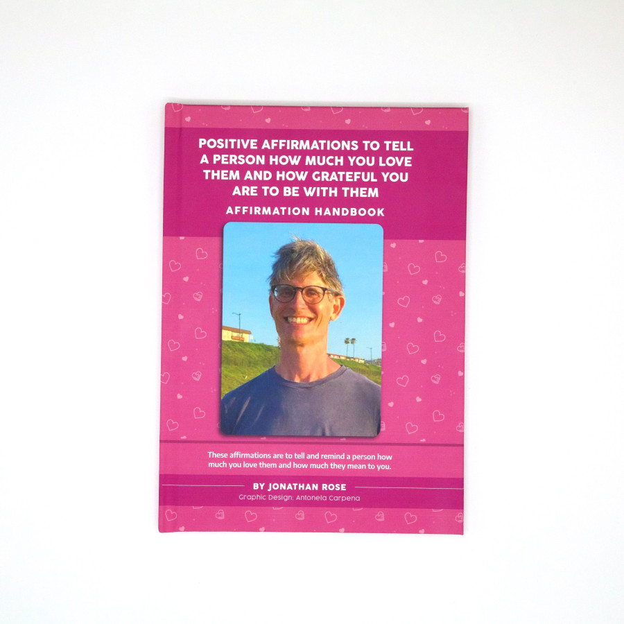 Jonathan Rose Affirmation Handbook, Hardcover positive affirmations to tell a person how much you love them and how grateful you are to be with them