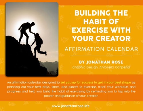 Building the Habit of Exercise With Your Creator Affirmation Calendar