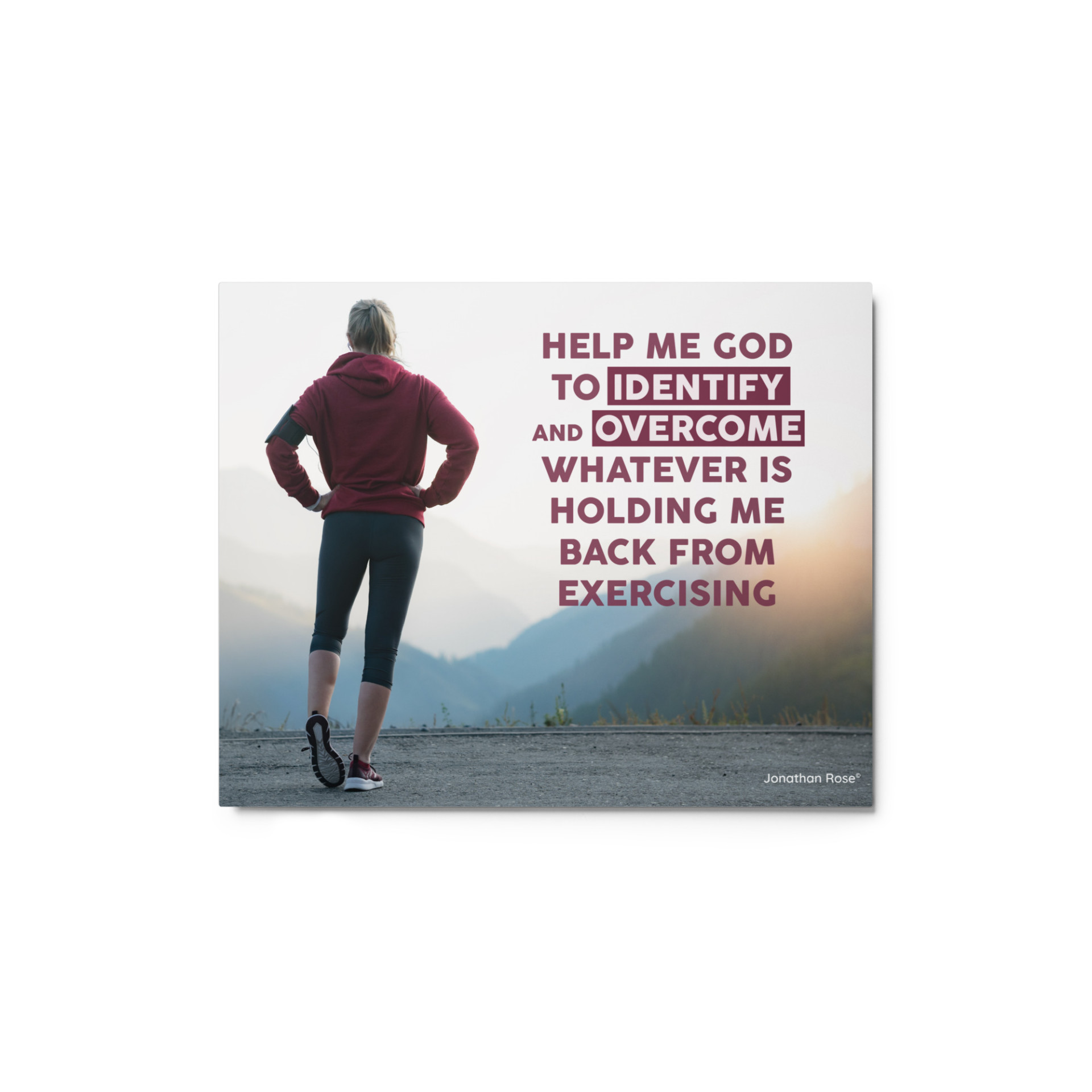 HELP ME GOD TO IDENTIFY AND OVERCOME WHATEVER IS HOLDING ME