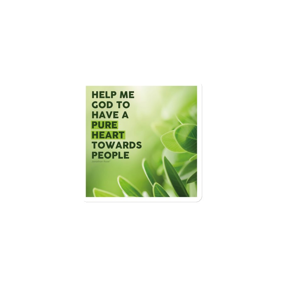 Help me God to have pure heart towards people Magnet