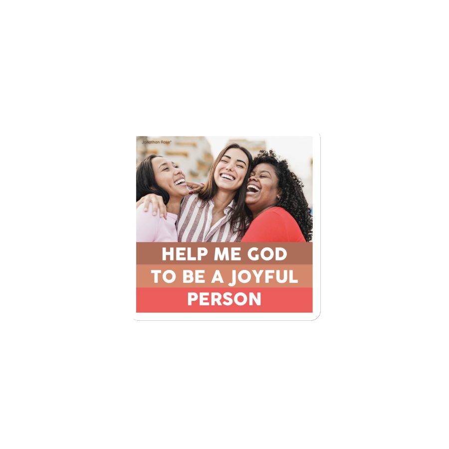 Help me God to be a joyful person Magnet