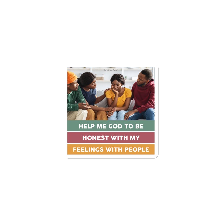Help me God to be honest with my feelings with people Magnet