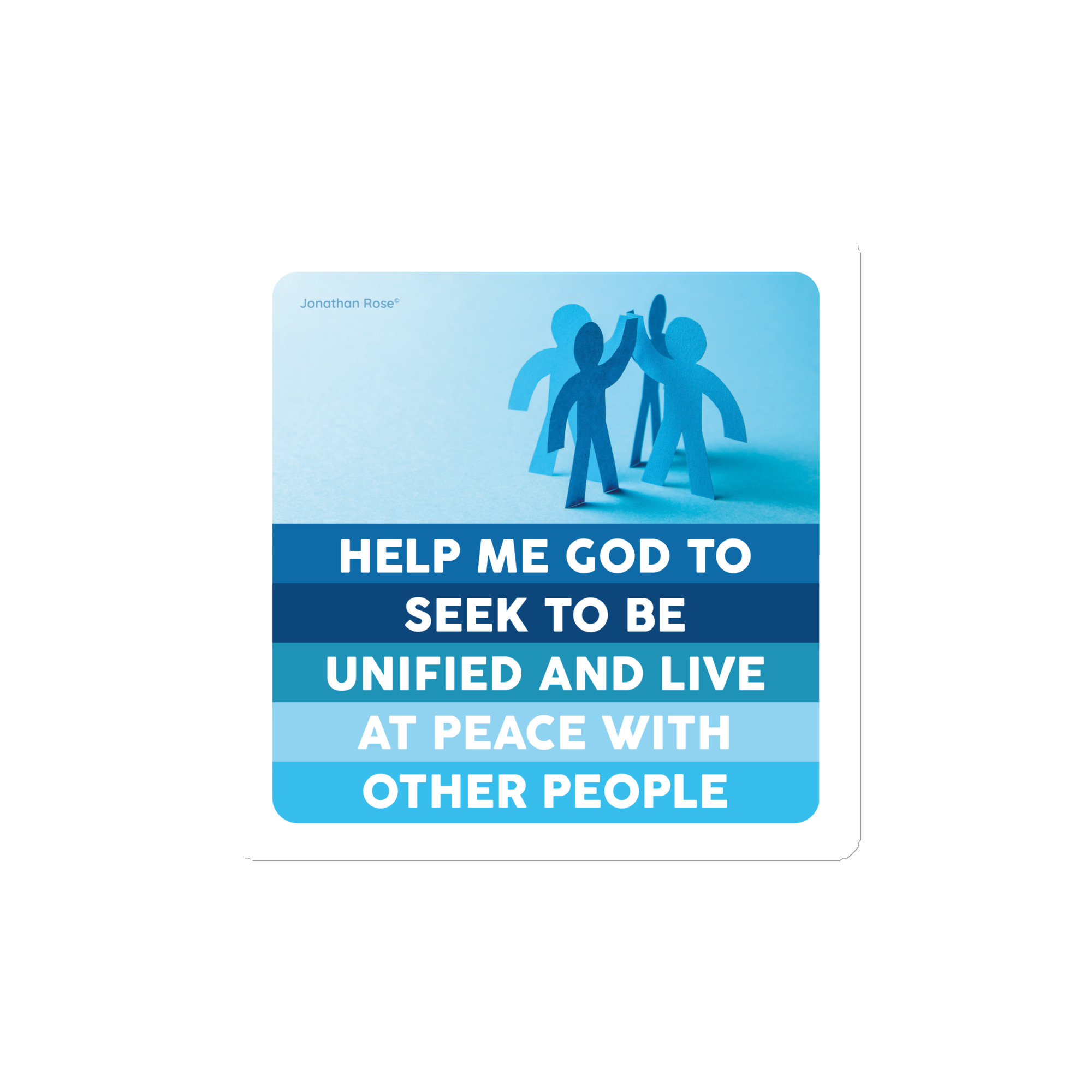 Help me God to seek to be unified and live Magnet - Image 2