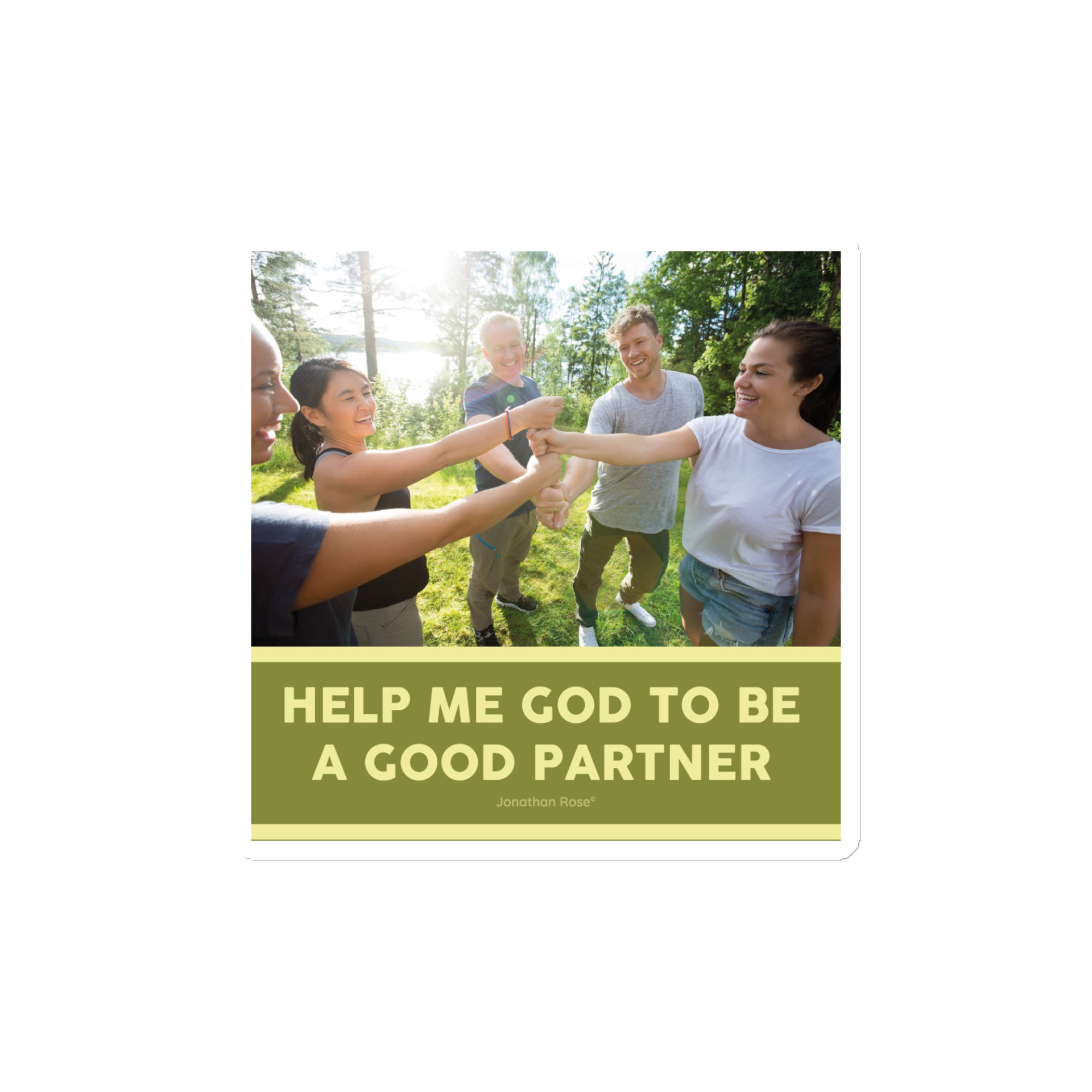 Help me God to be a good partner Magnet - Image 2