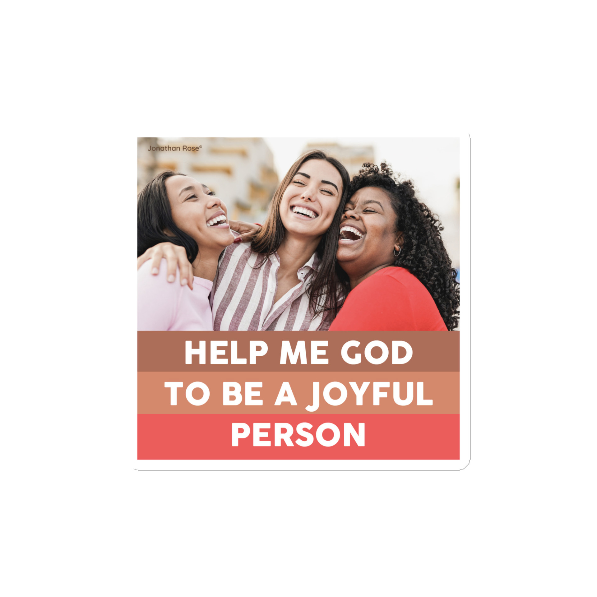 Help me God to be a joyful person Magnet - Image 2