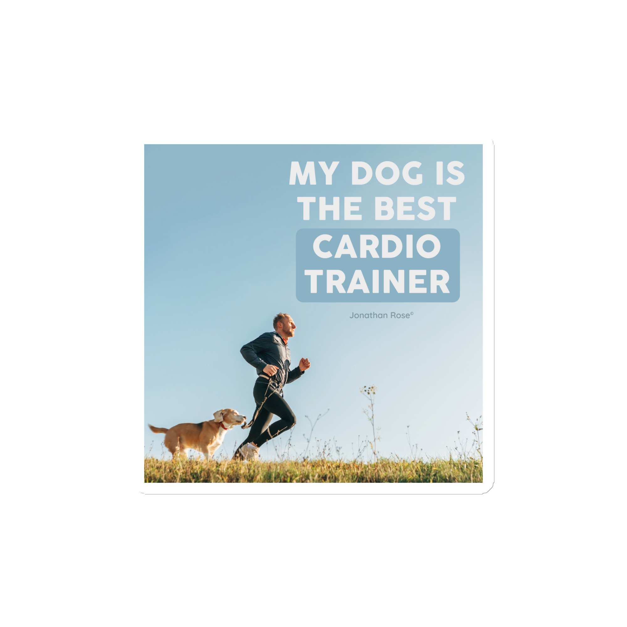 My dog is the best cardio trainer Magnet - Image 2