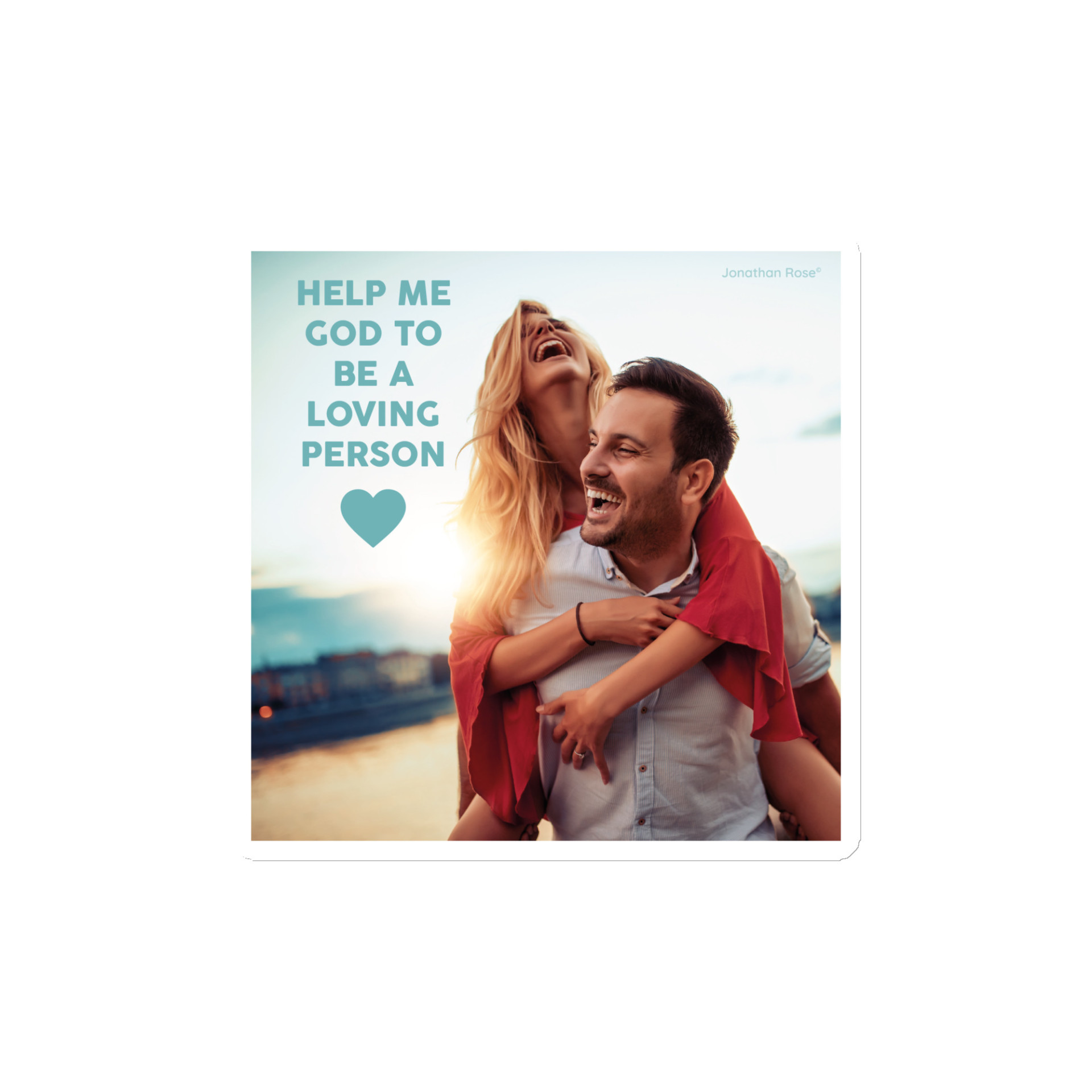 Help me God to be a loving person Magnet - Image 2