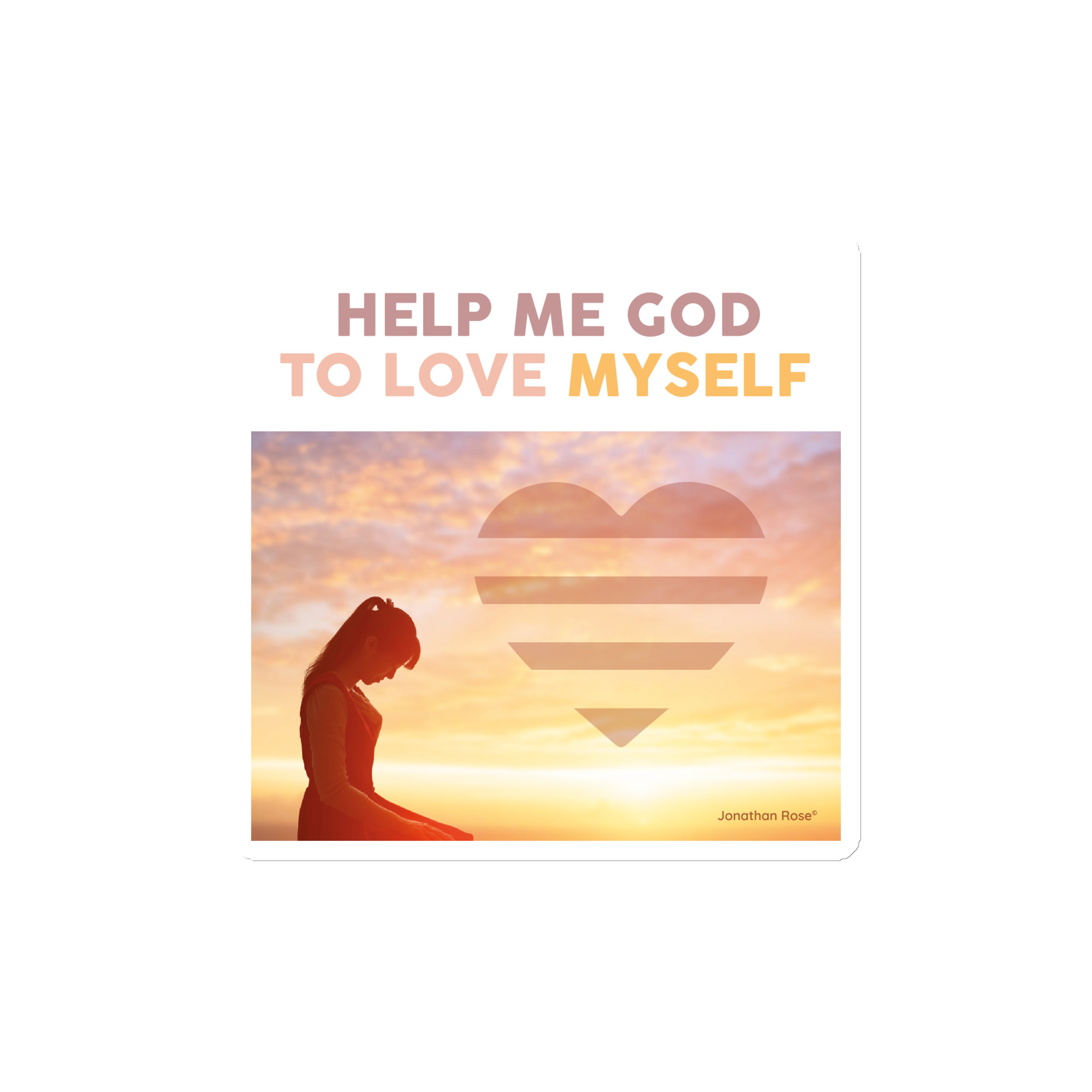 Help me God to love myself Magnet - Image 2