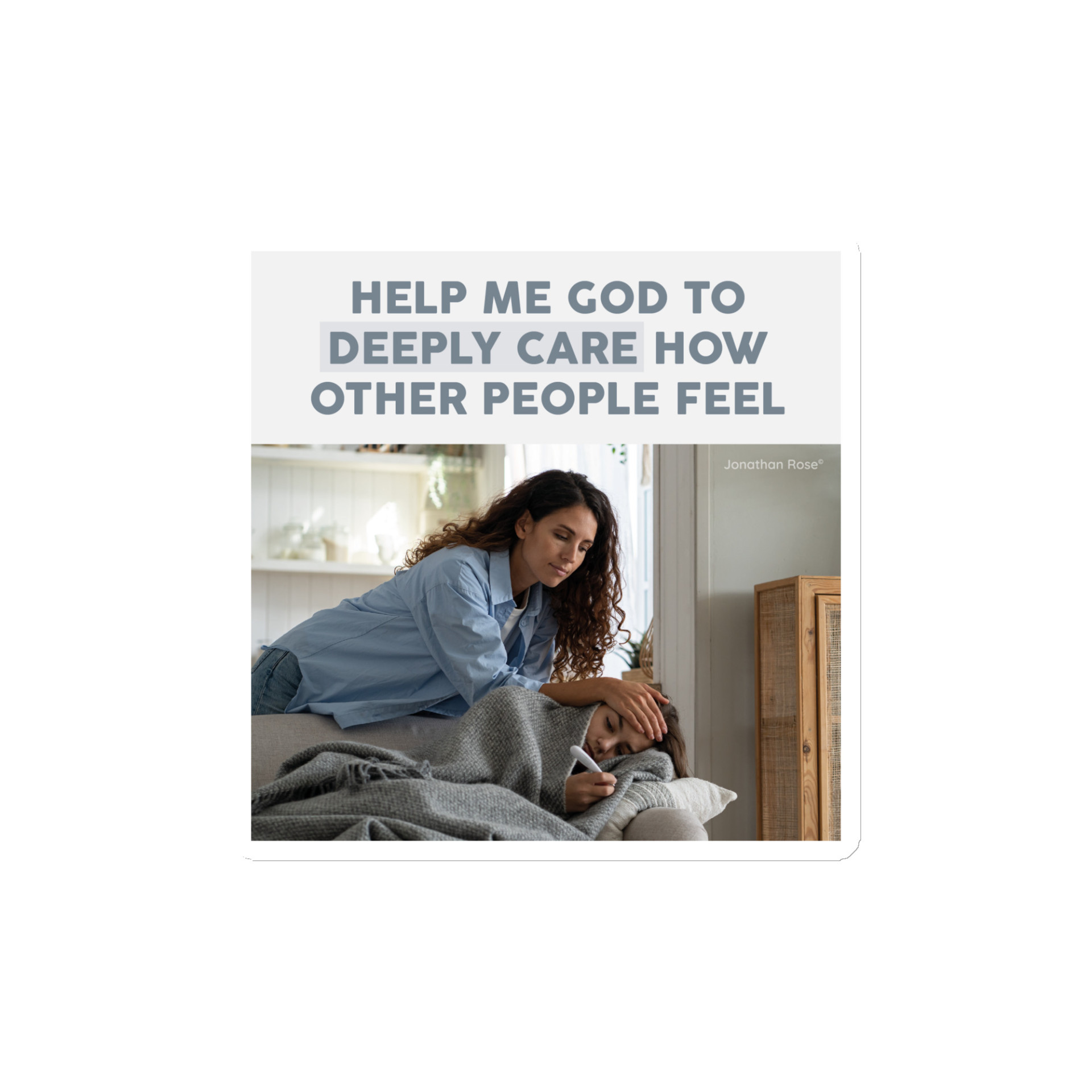 Help me God to deeply care how other people feel Magnet - Image 2