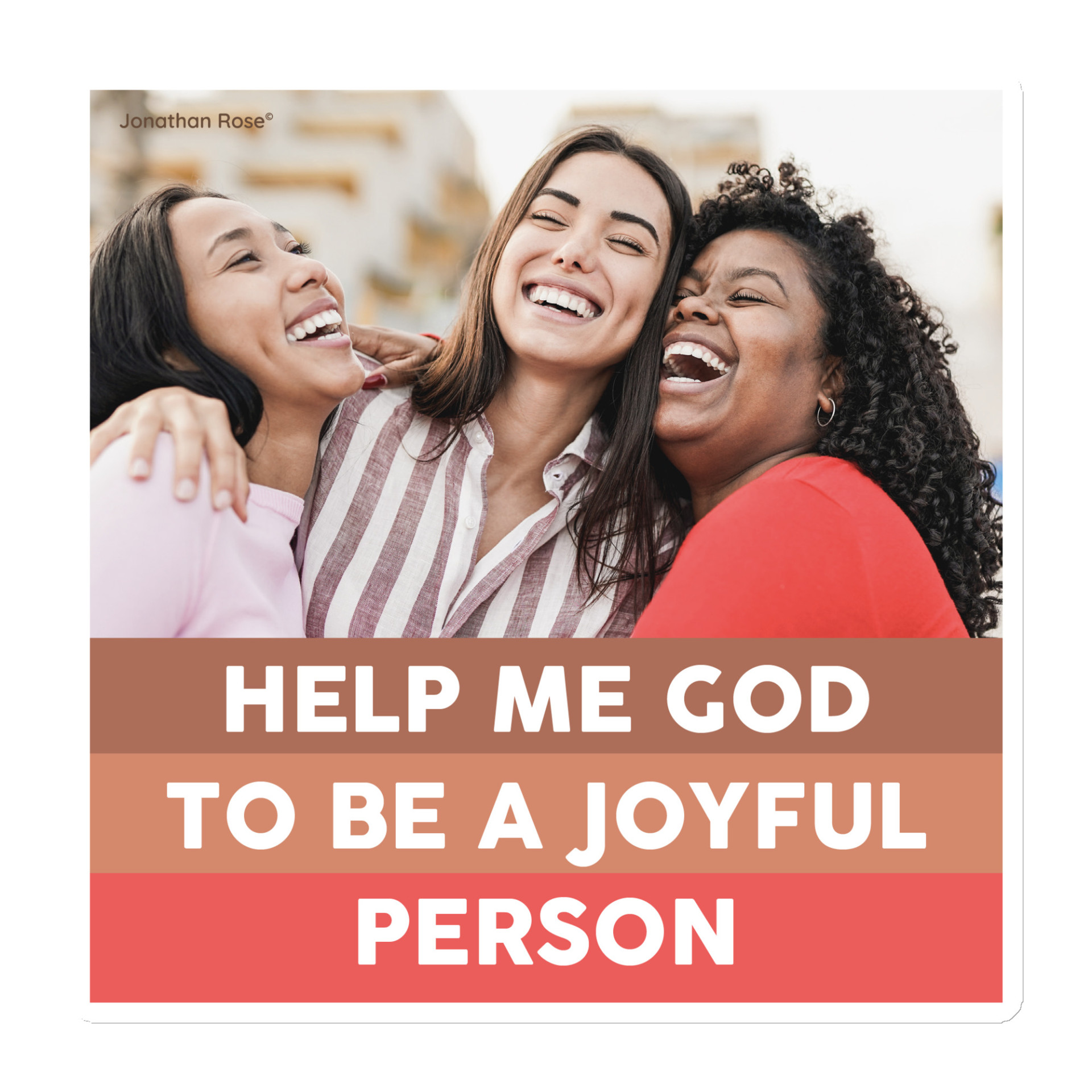 Help me God to be a joyful person Magnet - Image 3