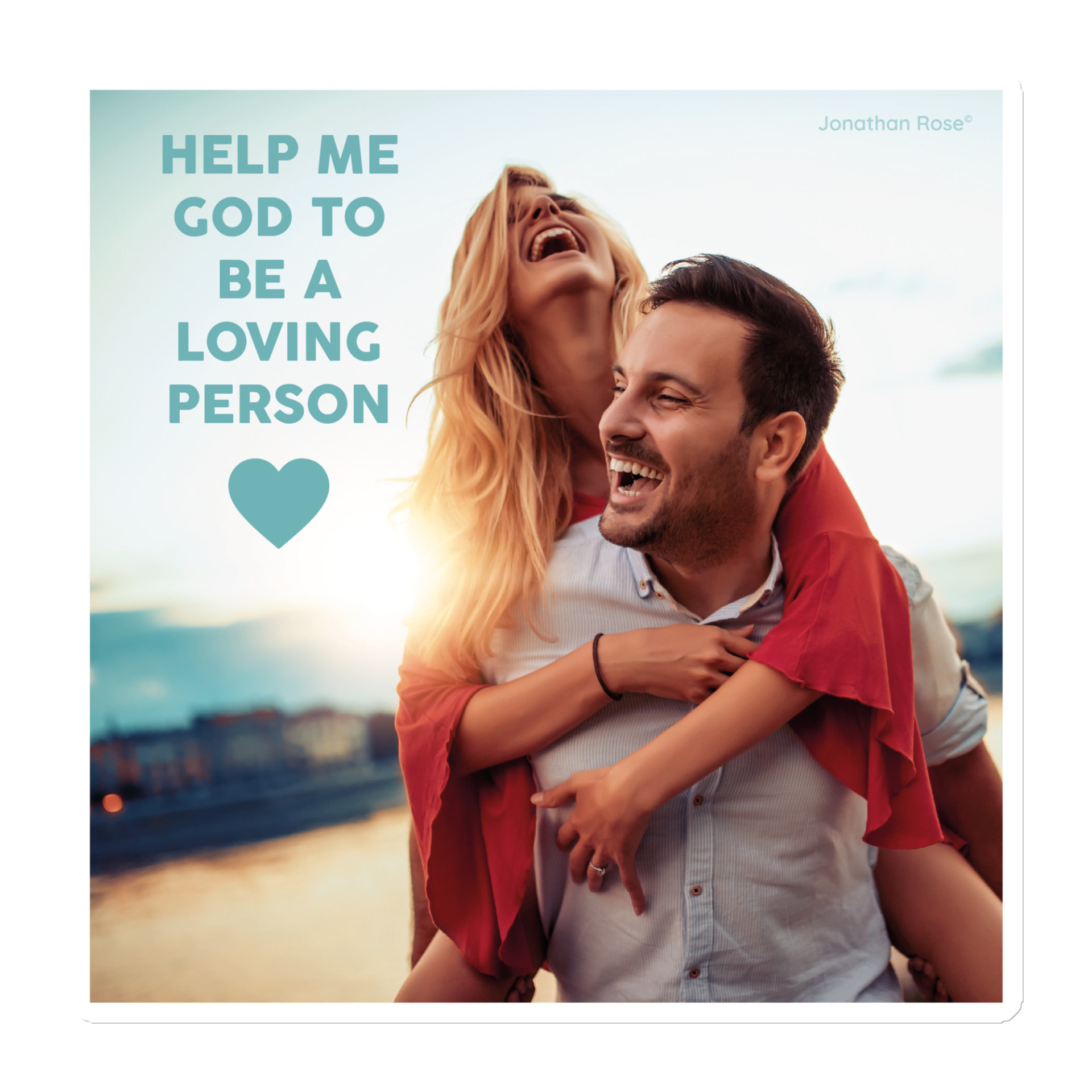 Help me God to be a loving person Magnet - Image 3