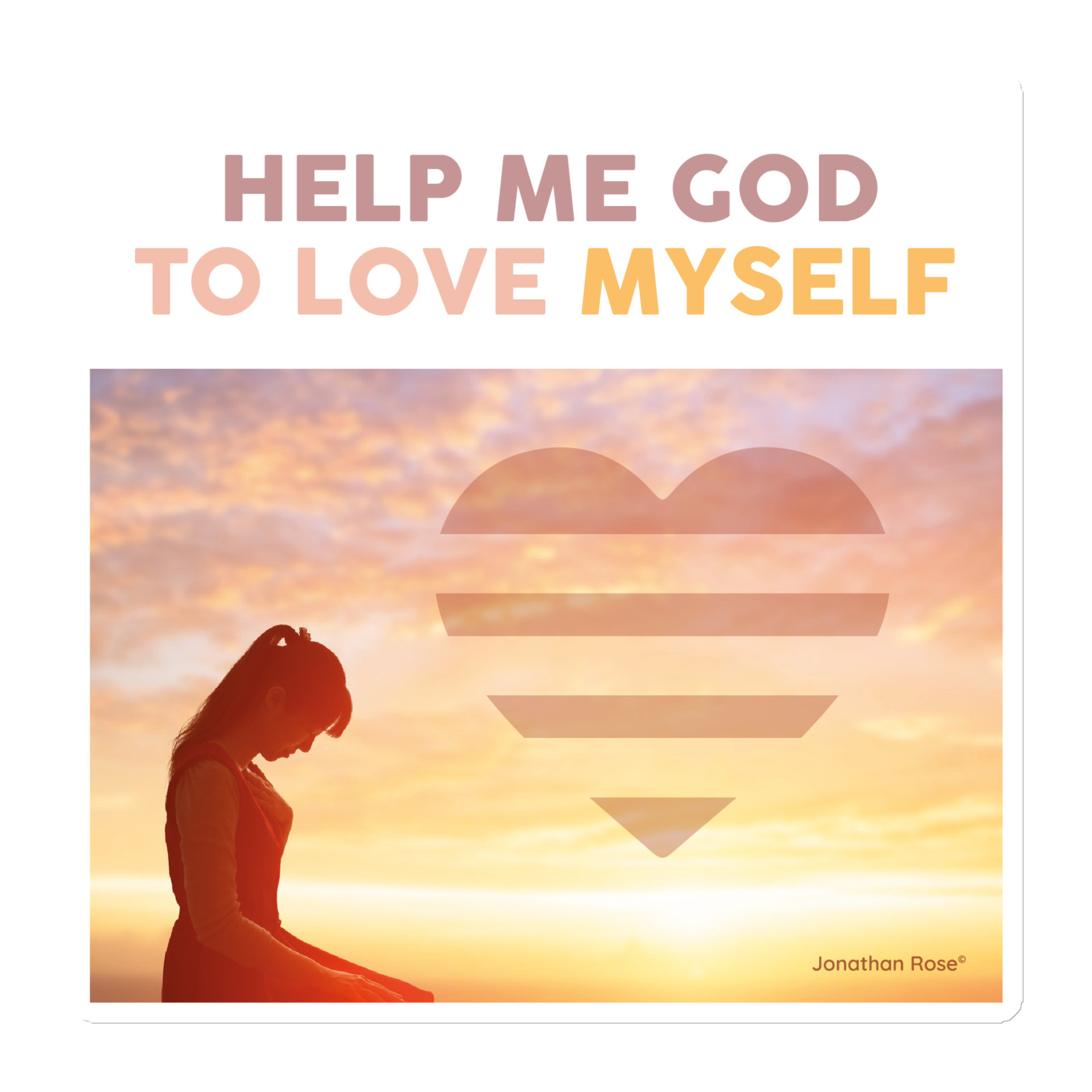 Help me God to love myself Magnet - Image 3