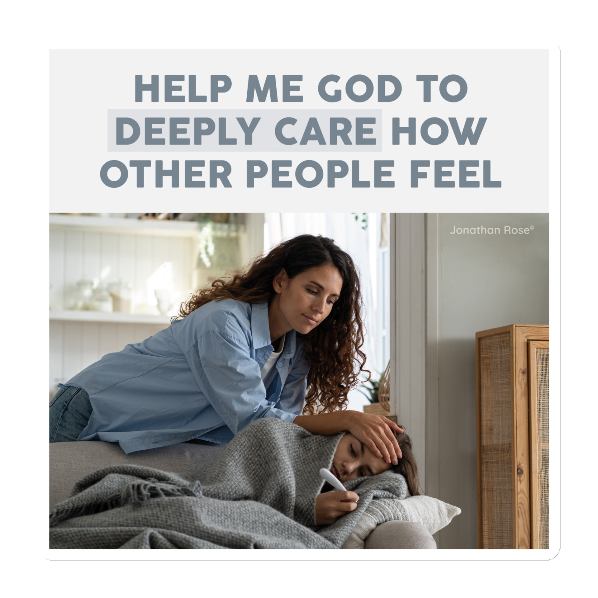 Help me God to deeply care how other people feel Magnet - Image 3