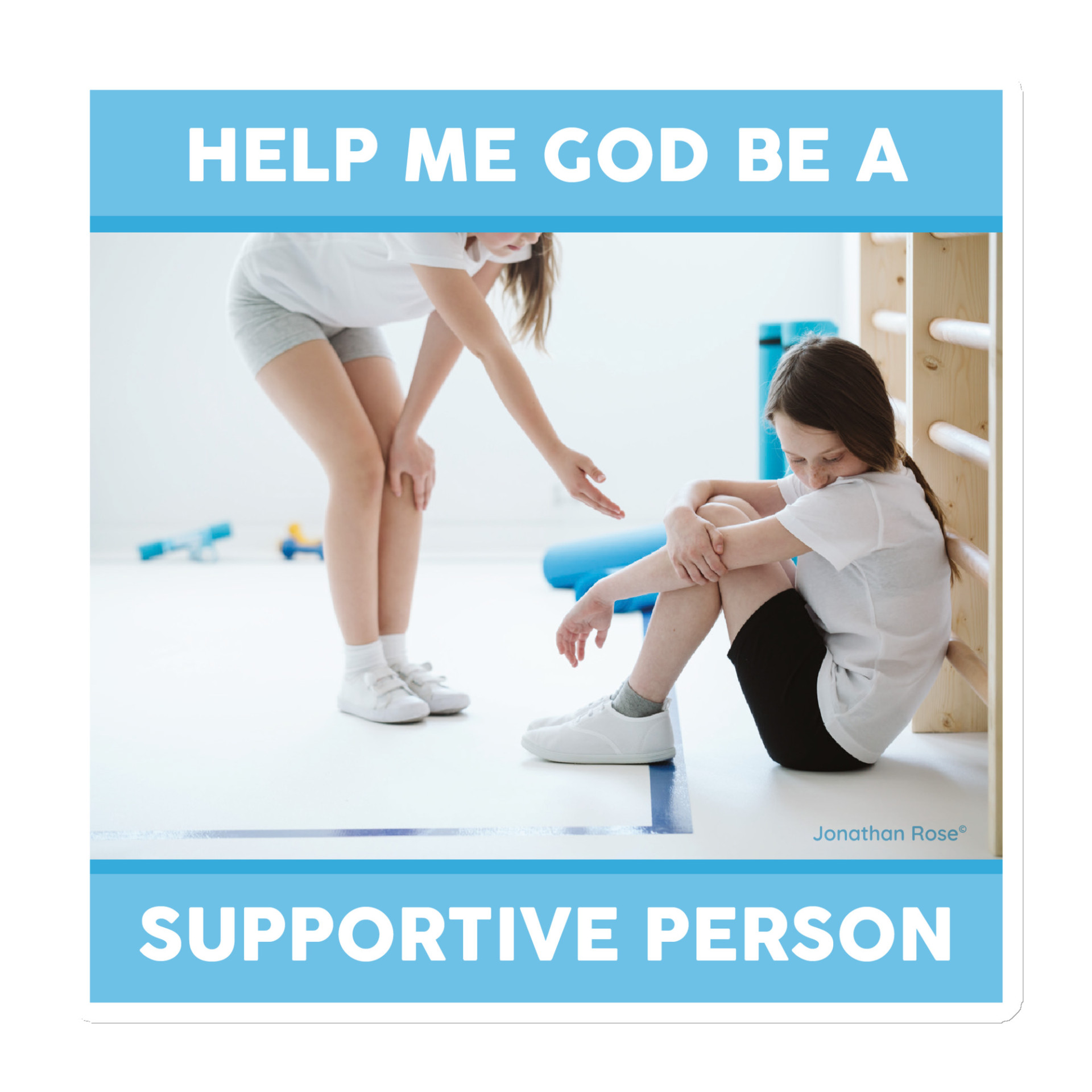 Help me God to be a supportive person Magnet - Image 3