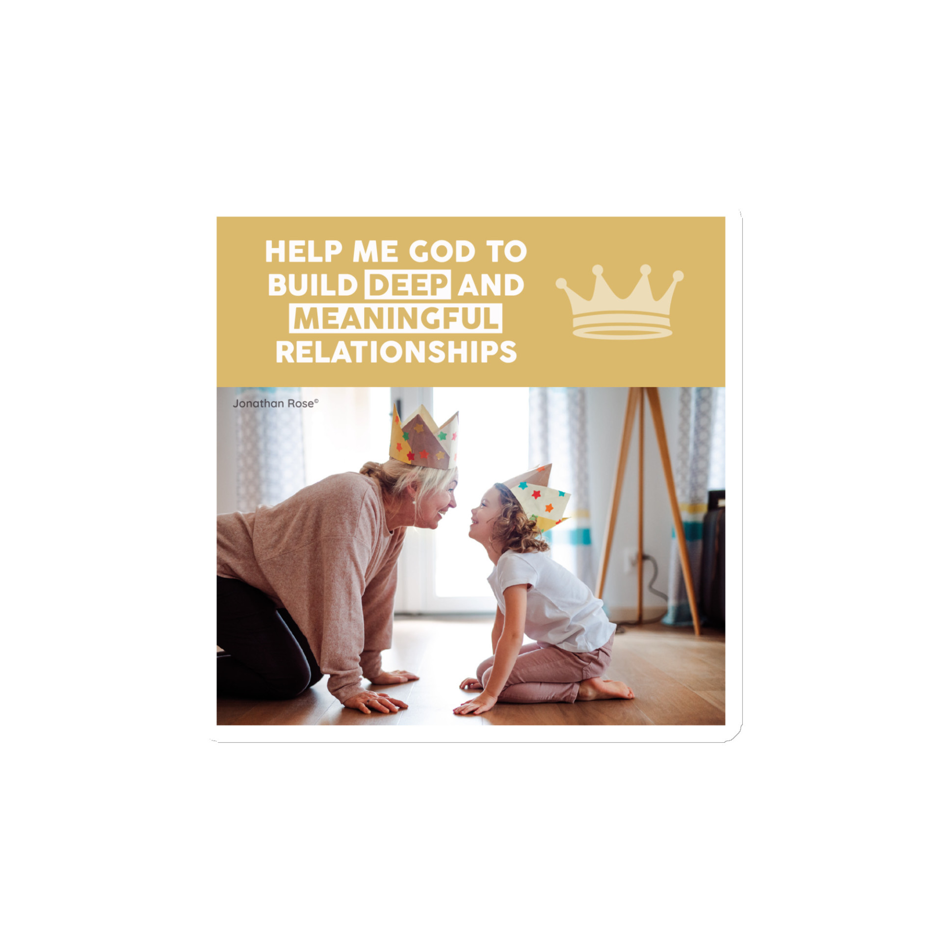 Help me God to build deep and meaningful relationships Magnet - Image 2