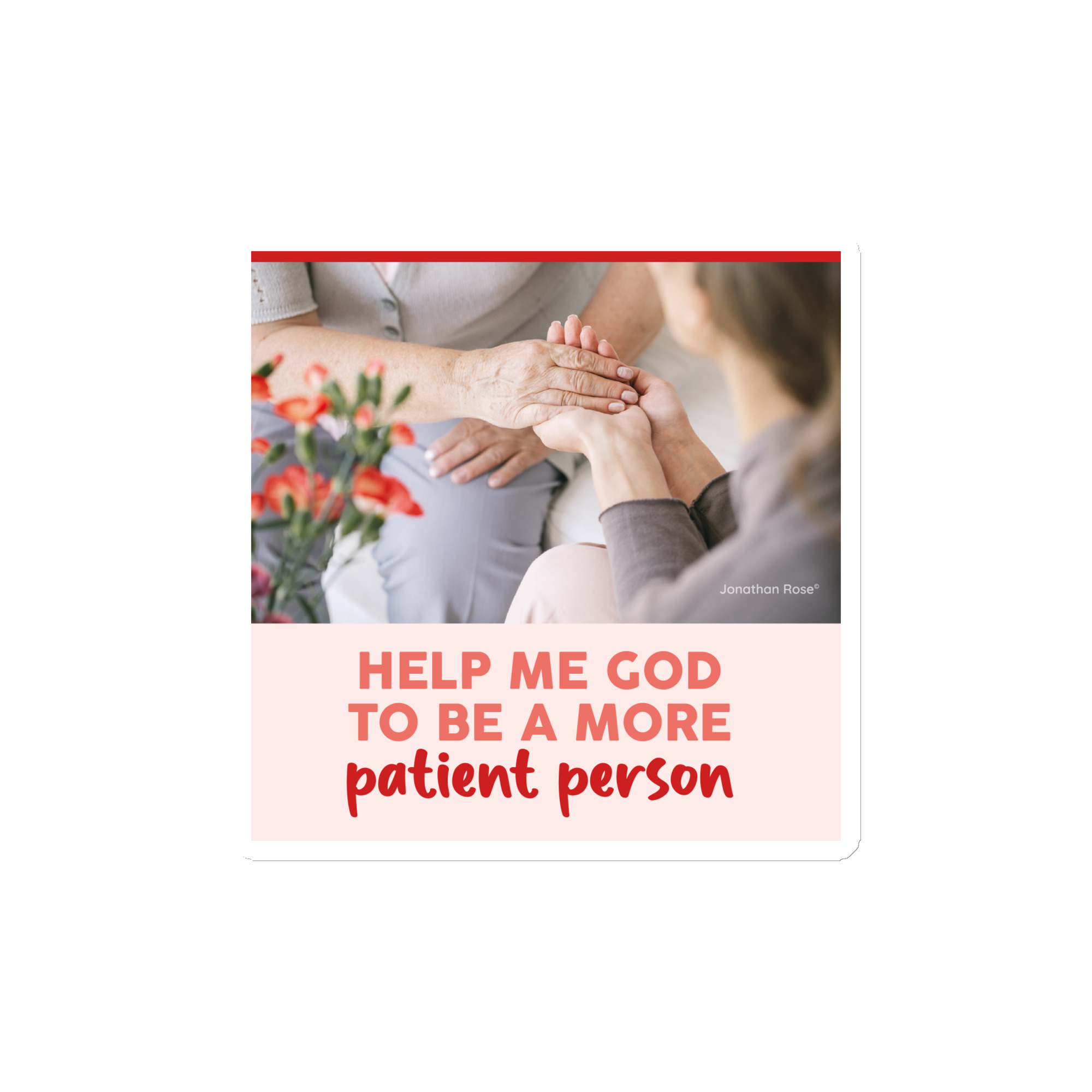 Help me God to be a more patient person Magnet - Image 2