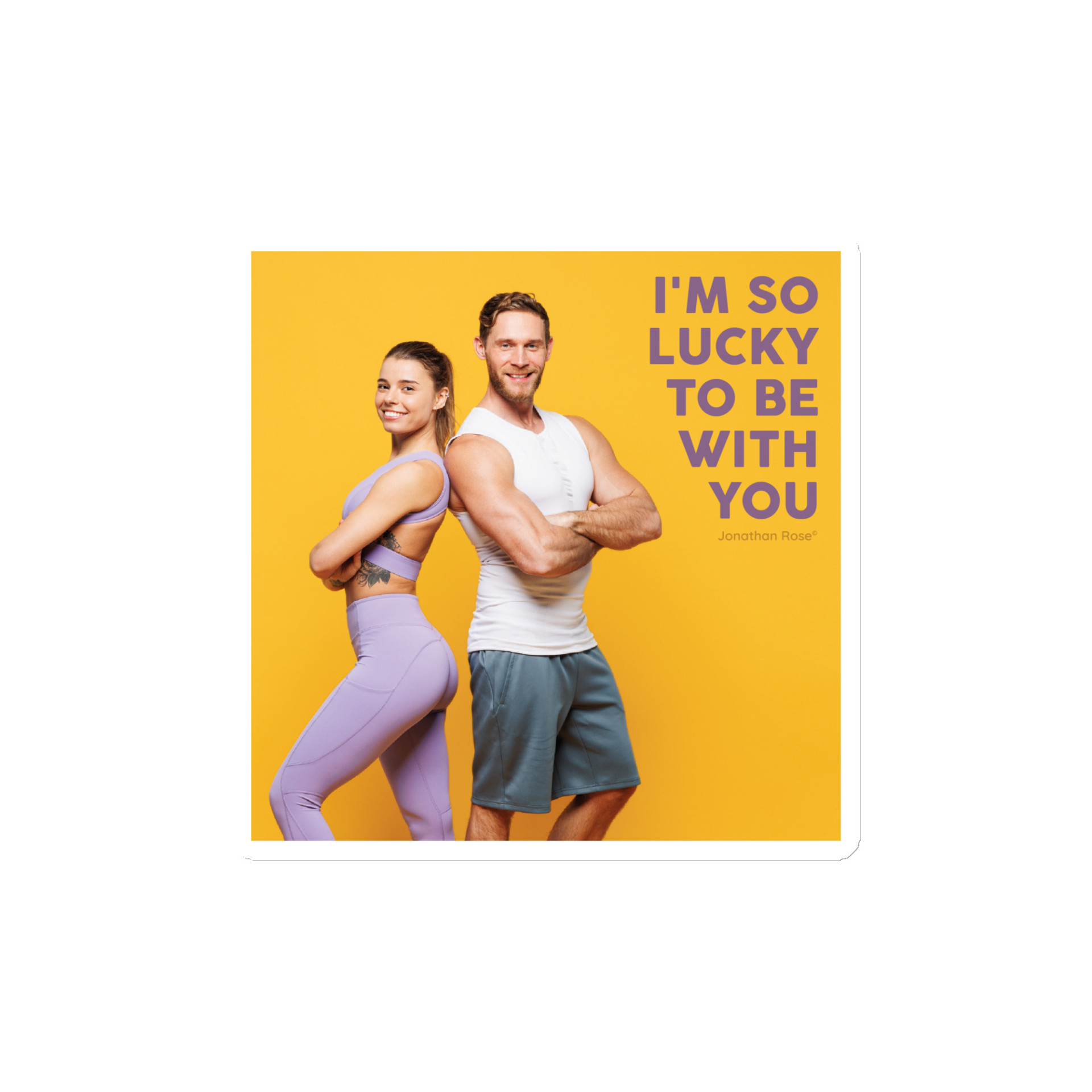 I'm so lucky to be with you Magnet - Image 2