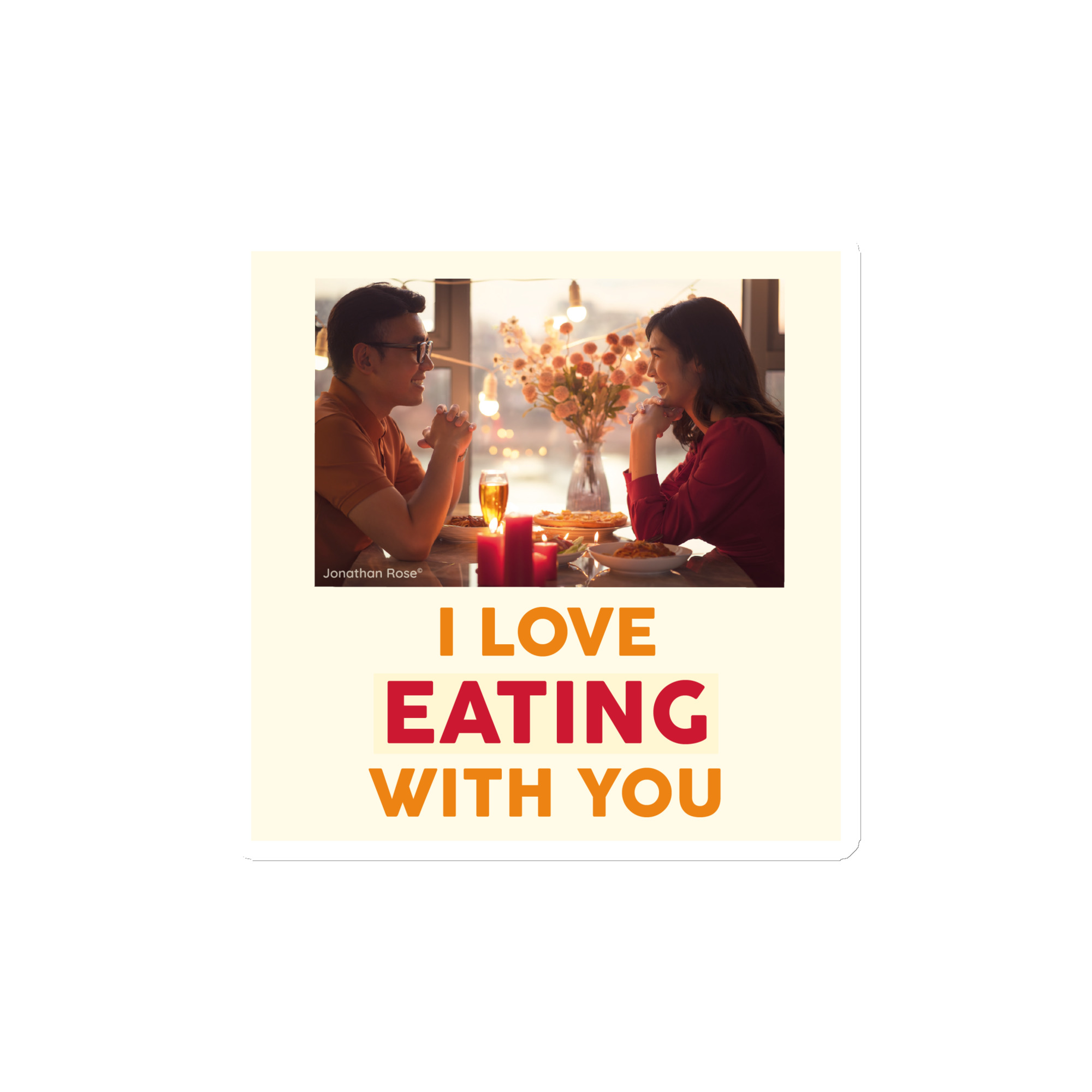 I love eating with you Magnet - Image 2