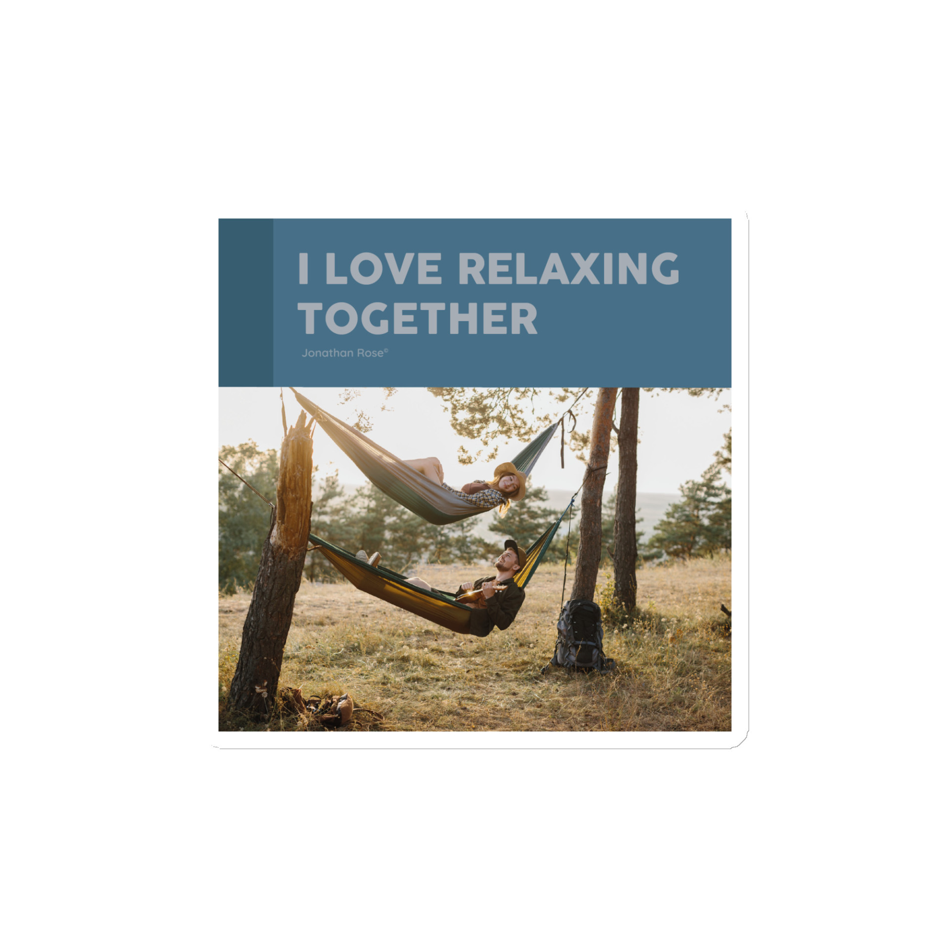I love relaxing together Magnet - Image 2