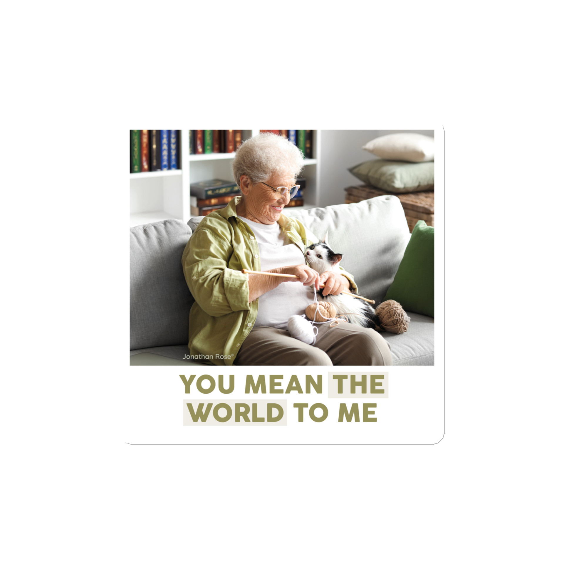 You mean the world to me - cat Magnet - Image 2