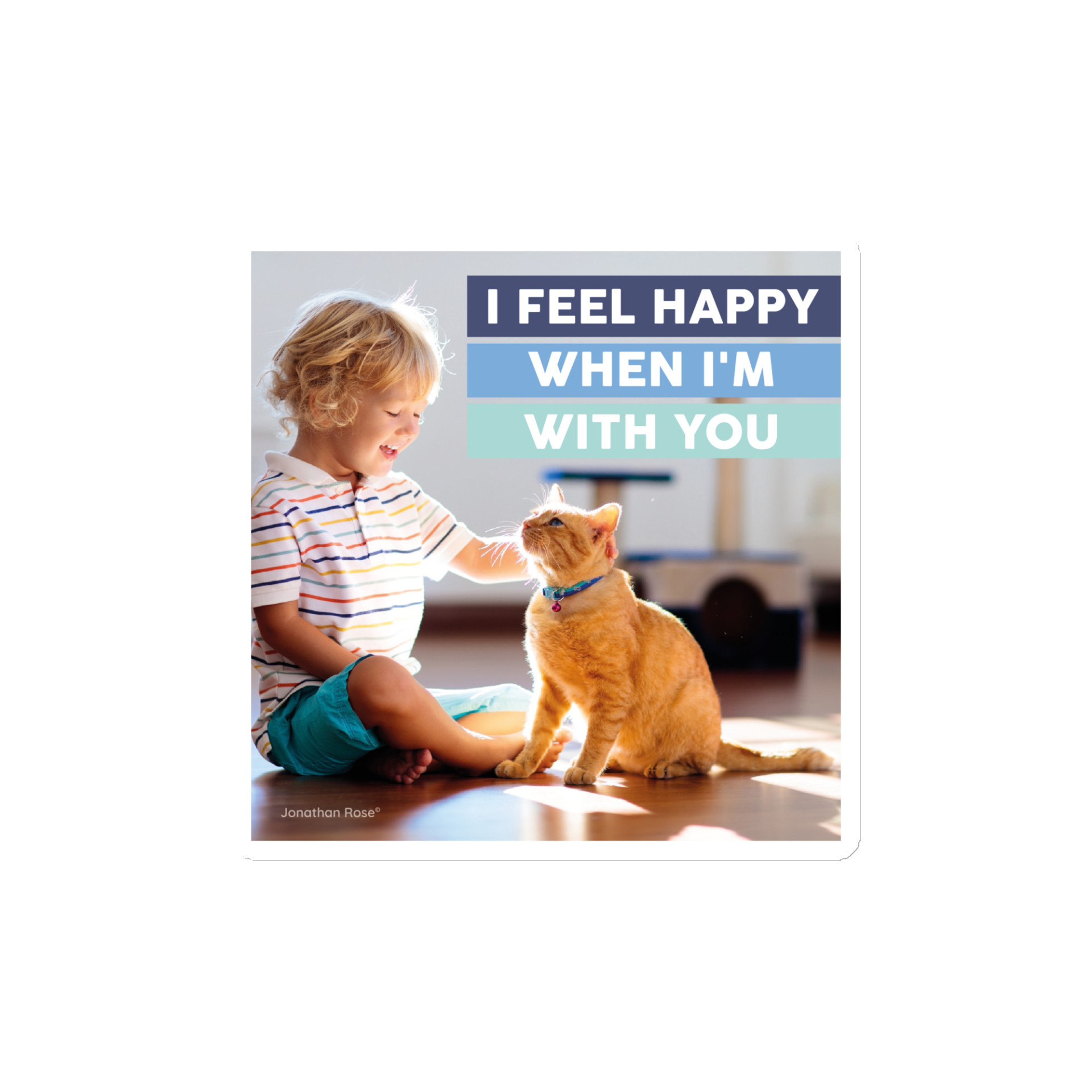 I feel happy when Im with you - cat Magnet - Image 2