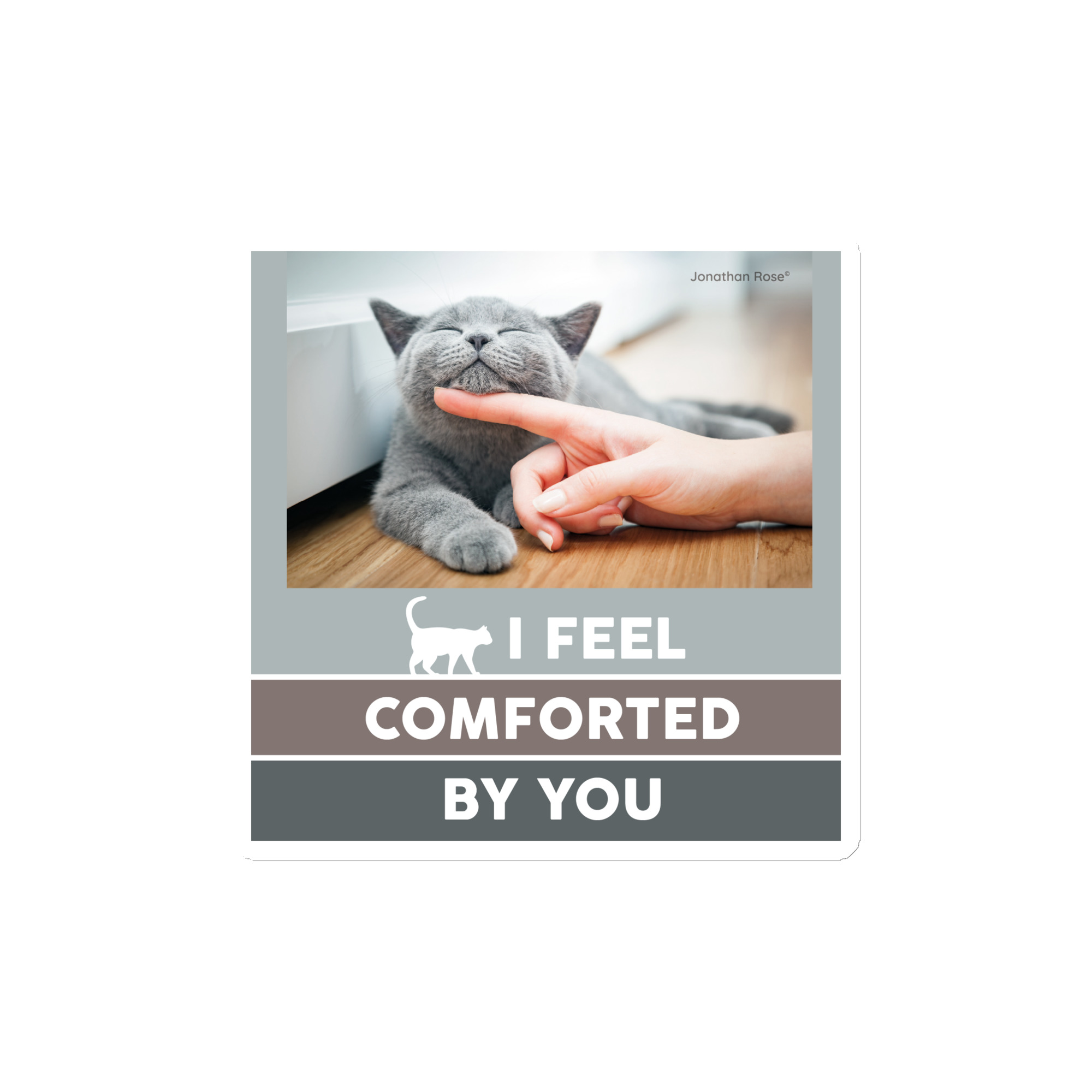 I feel comforted by you - cat Magnet - Image 2