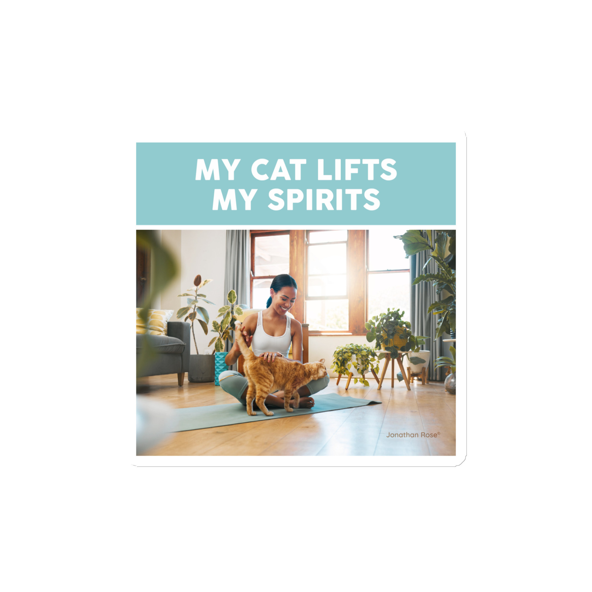 My cat lifts my spirits Magnet - Image 2