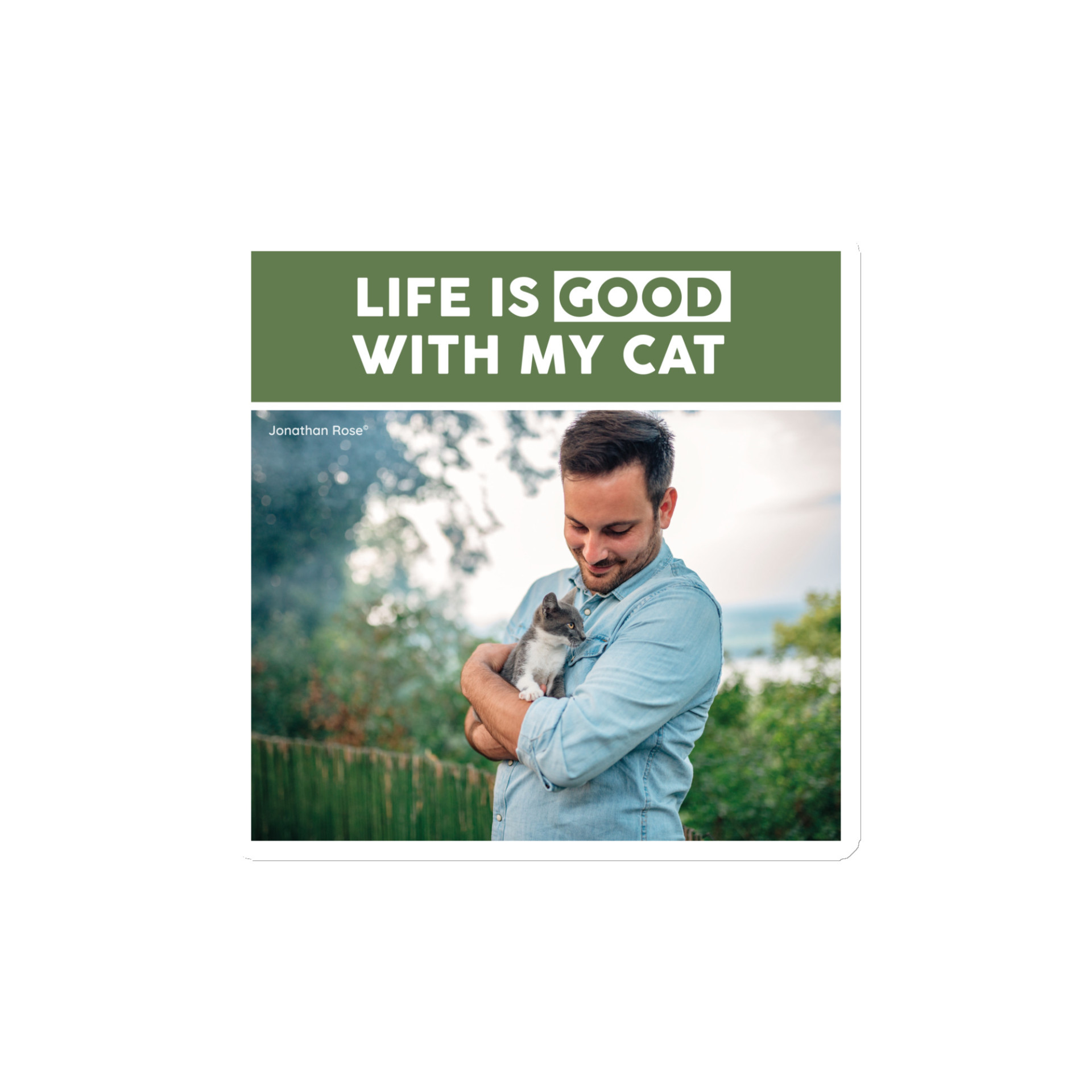Life is good with my cat Magnet - Image 2