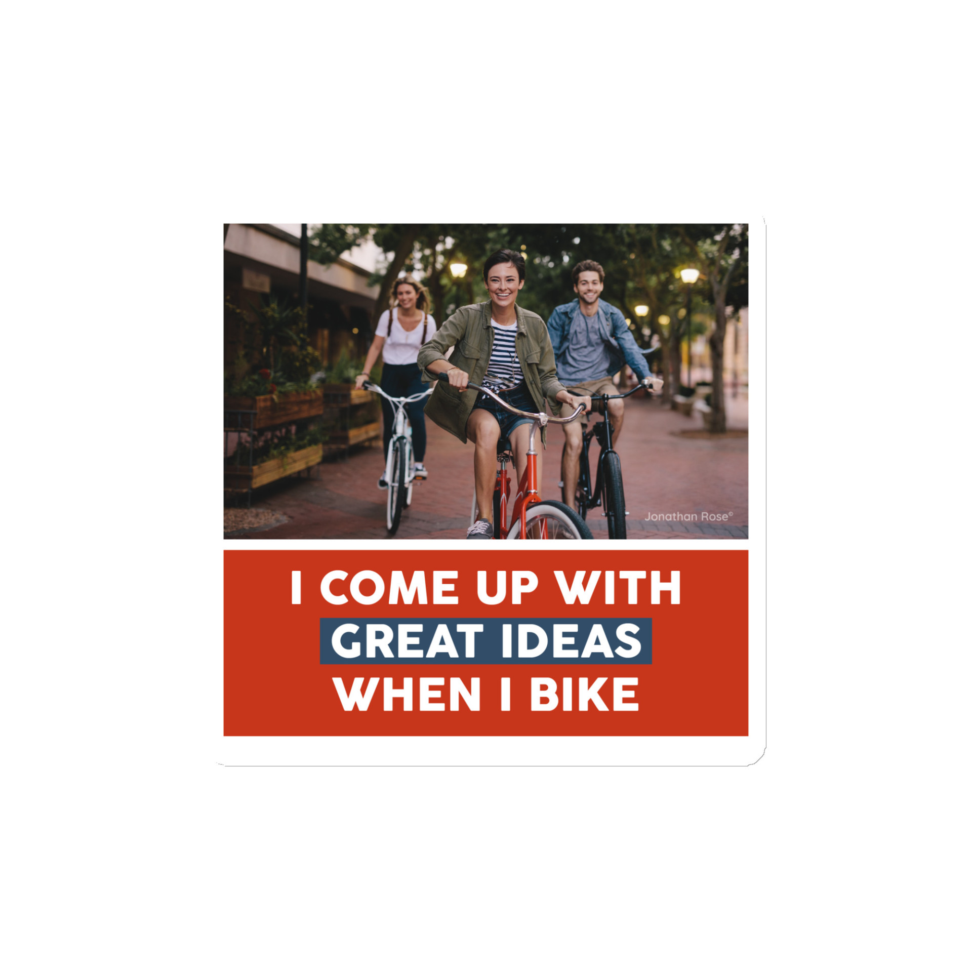 I come up with great ideas when I bike Magnet - Image 2