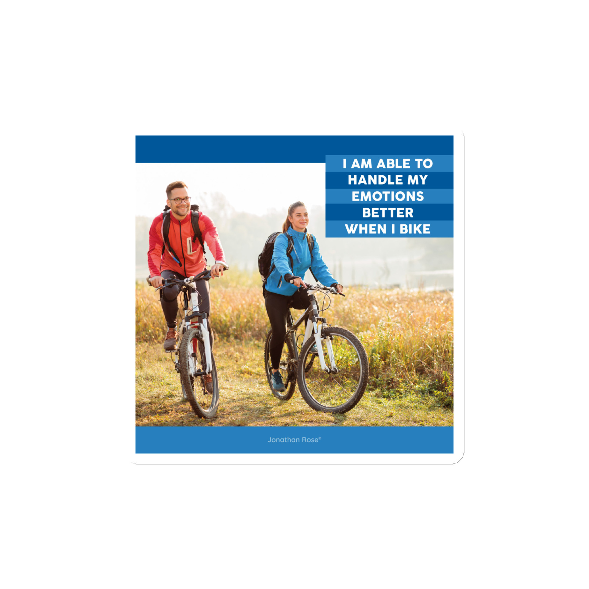 I am able to handle my emotions better when I bike Magnet - Image 2