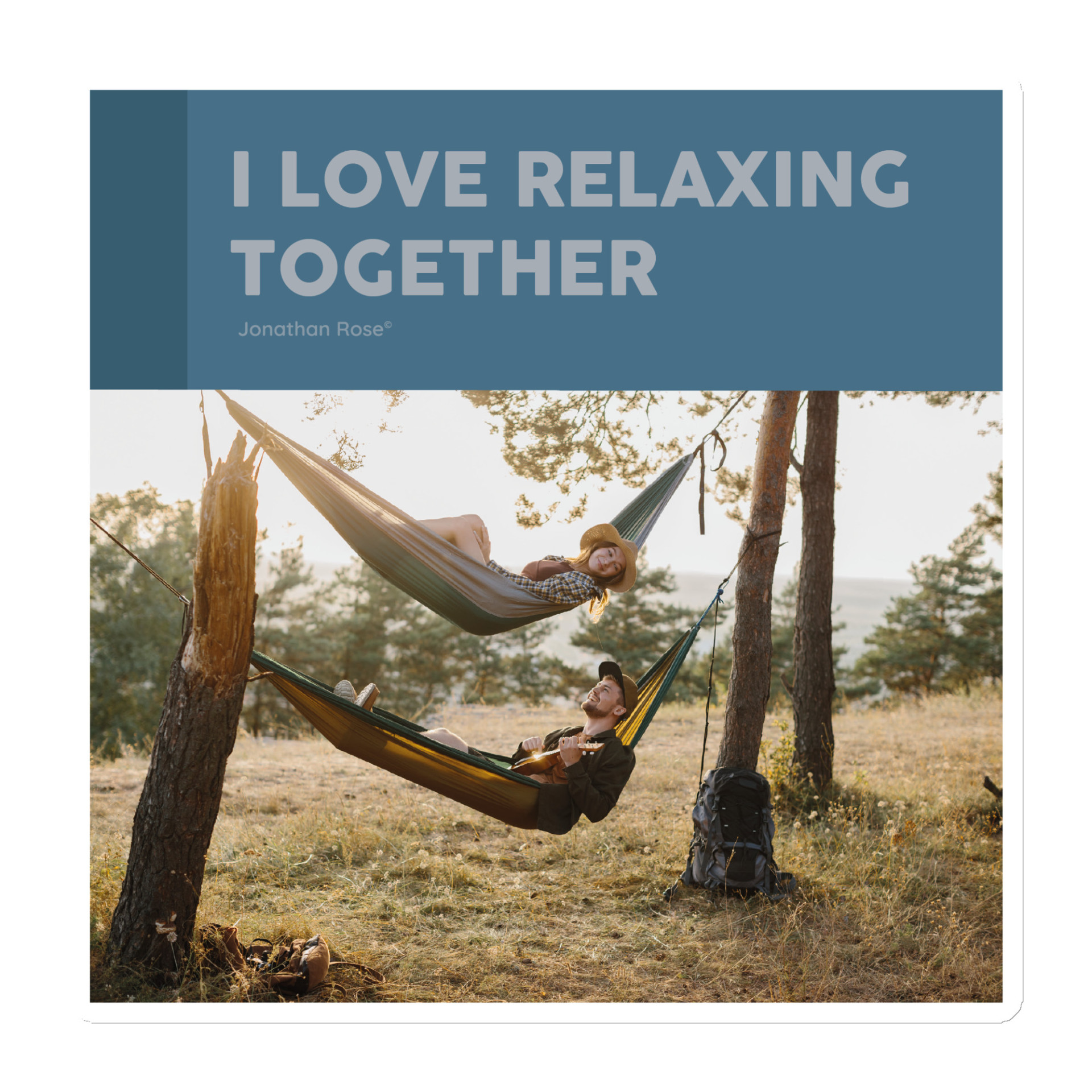 I love relaxing together Magnet