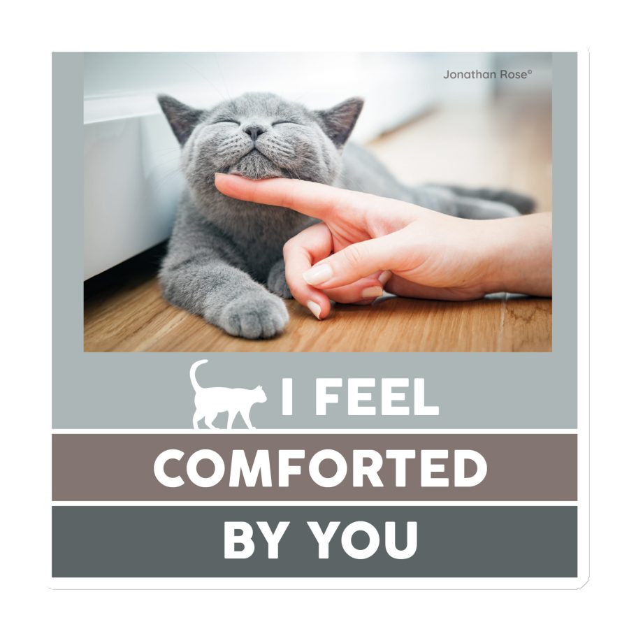 I feel comforted by you - cat Magnet