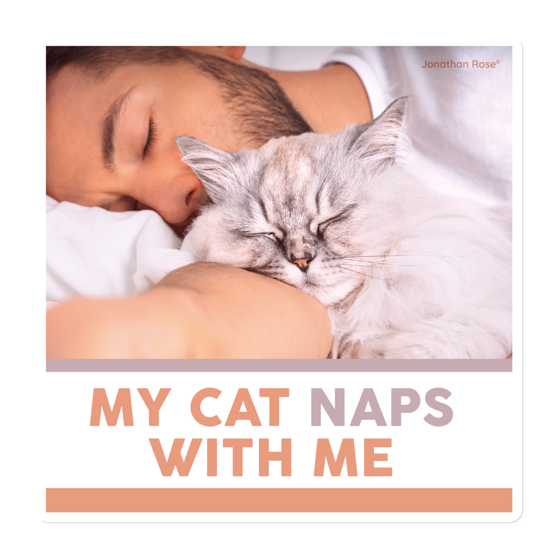 My cat naps with me Magnet