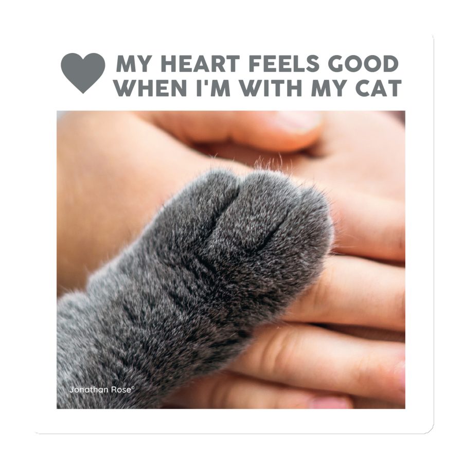 My heart feels good when Im with my cat Magnet