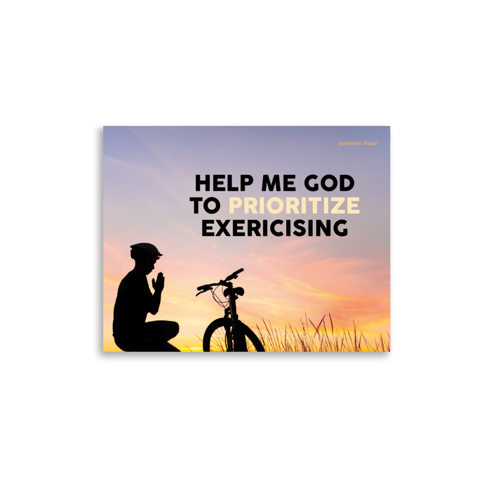 Help me God to prioritize exercising - Image 2