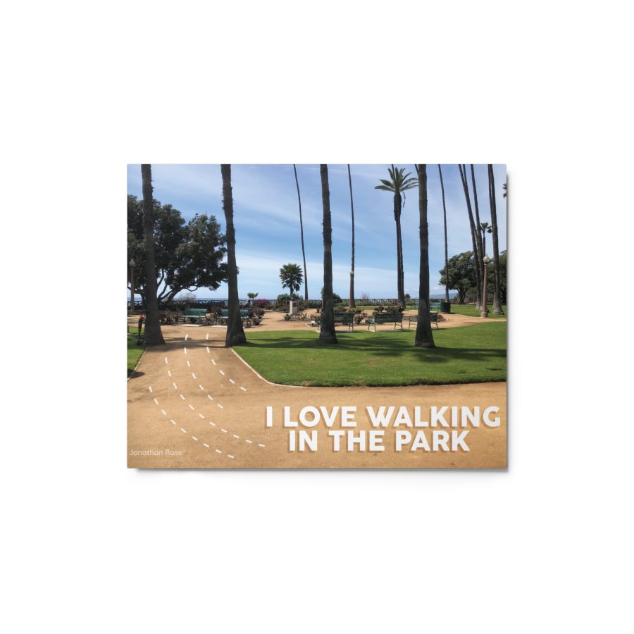 I love walking in the park