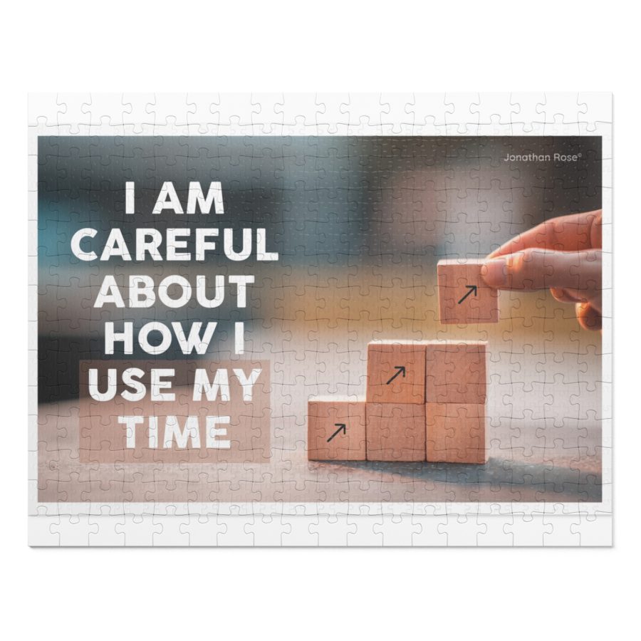 I am careful to use my time