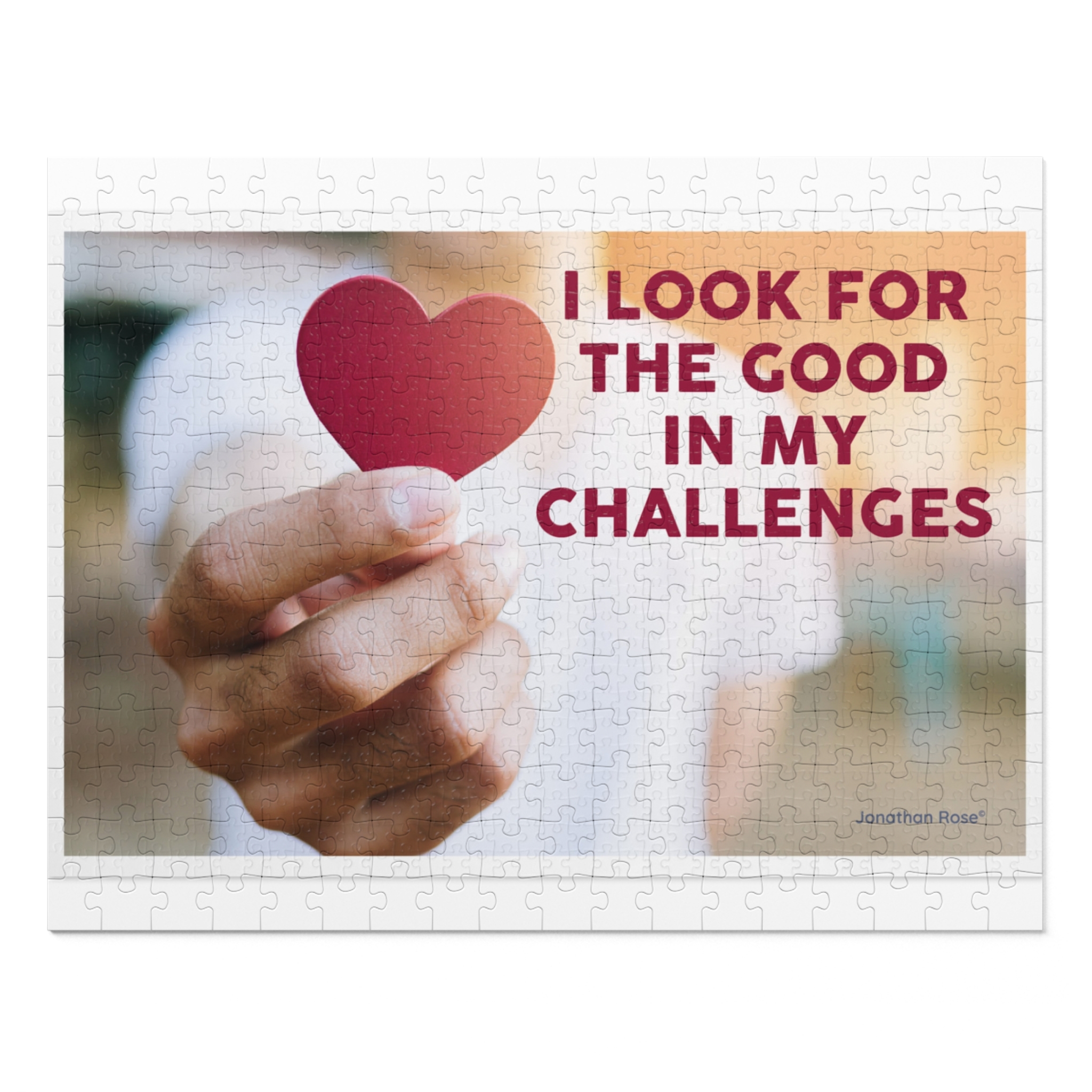 I look for the good in my challenges