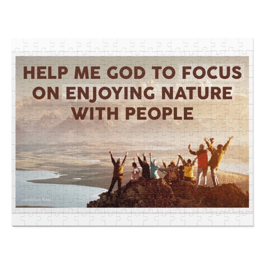 Focus on enjoying nature