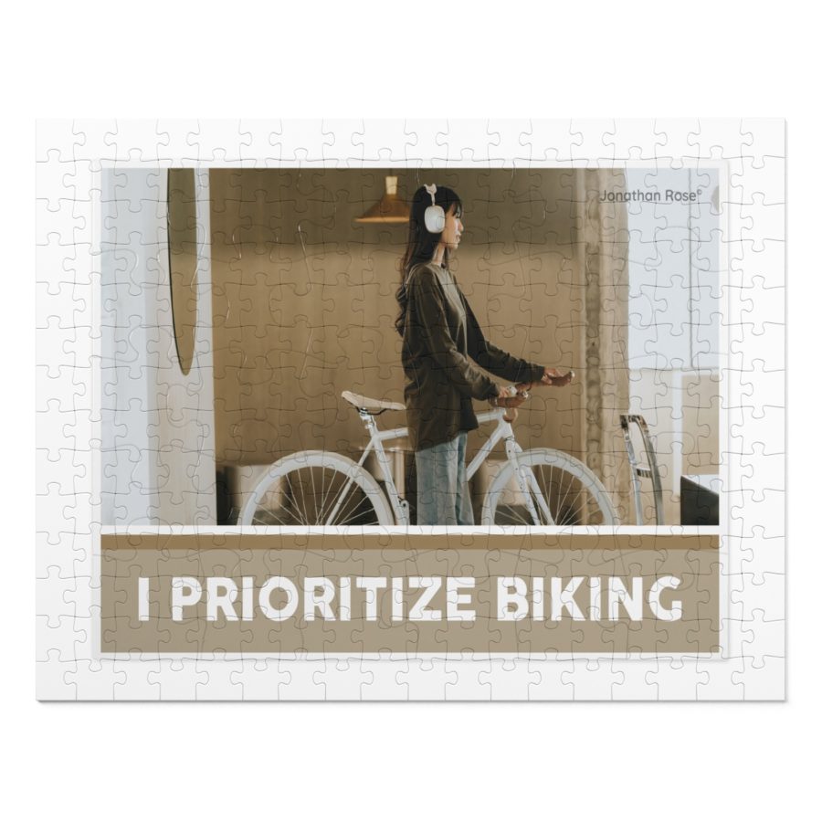 I prioritize biking