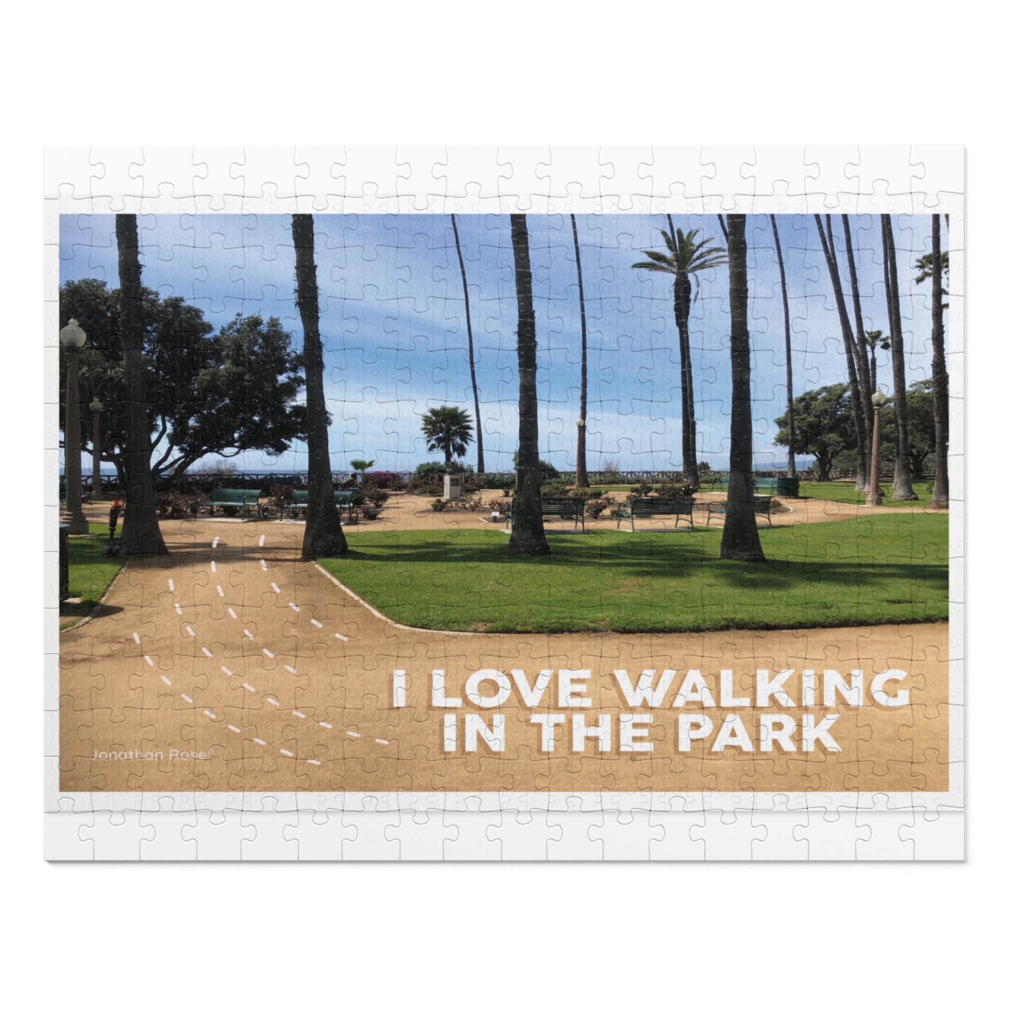 I love walking in the park