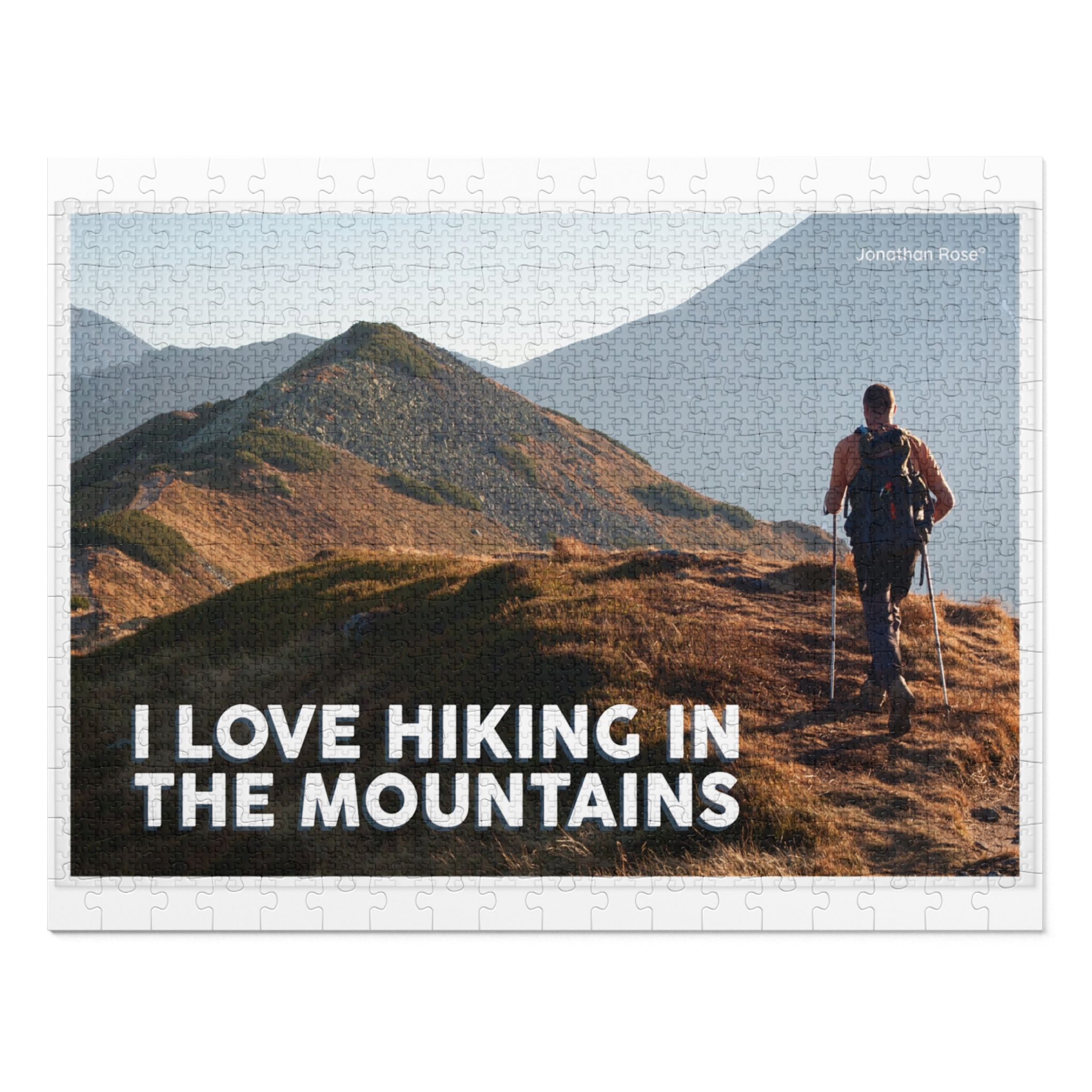 I love hiking in the mountains