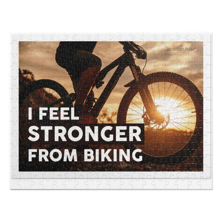 I feel stronger from biking