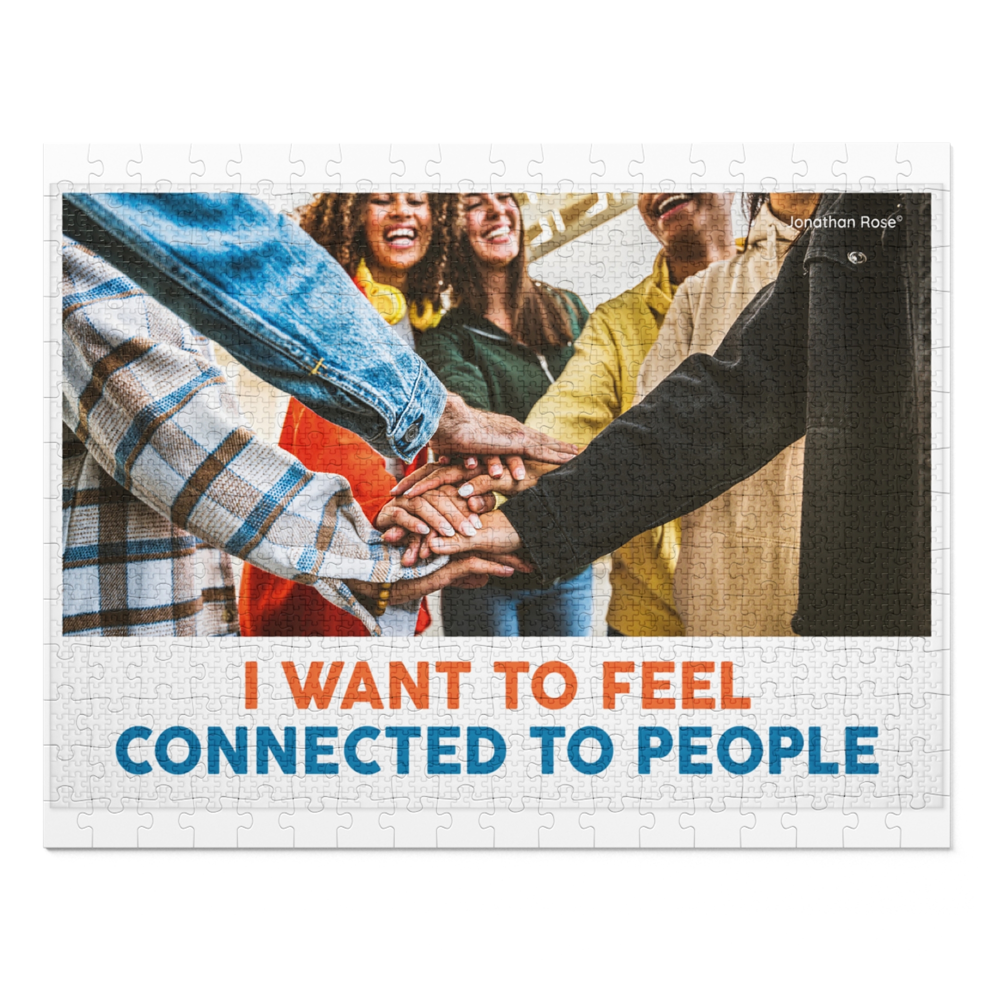 I want to feel connected to people