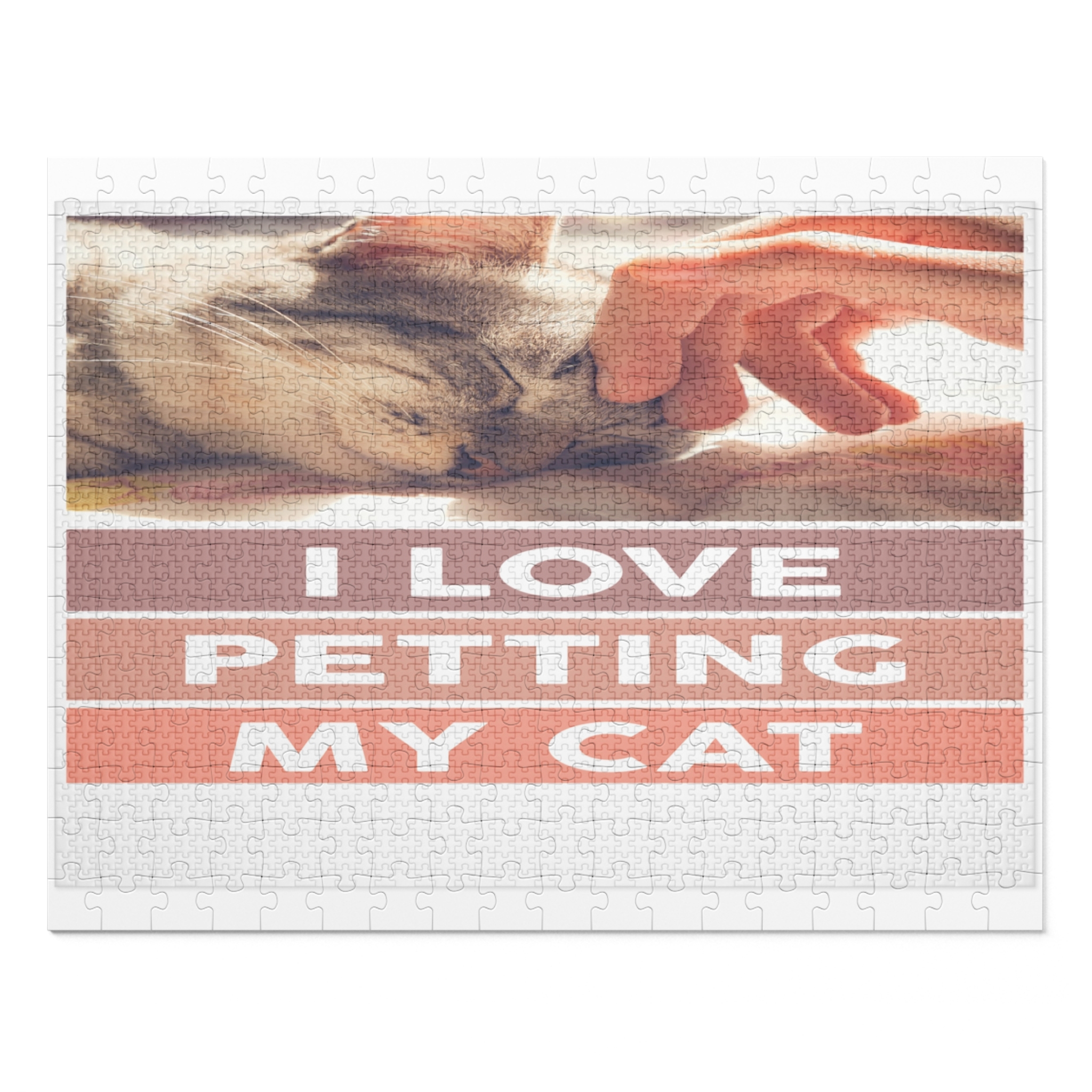I love petting my cat