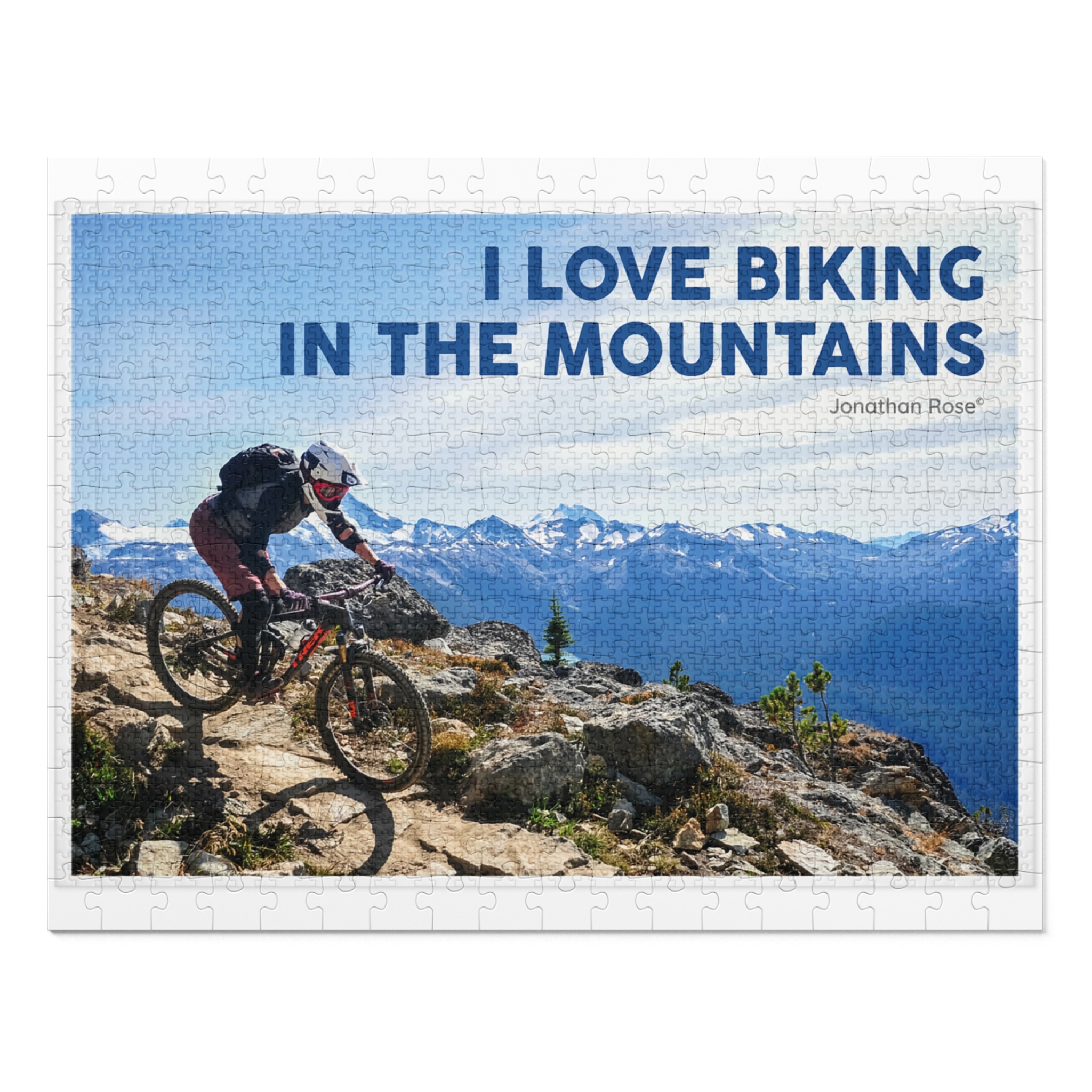 I love biking in the mountains