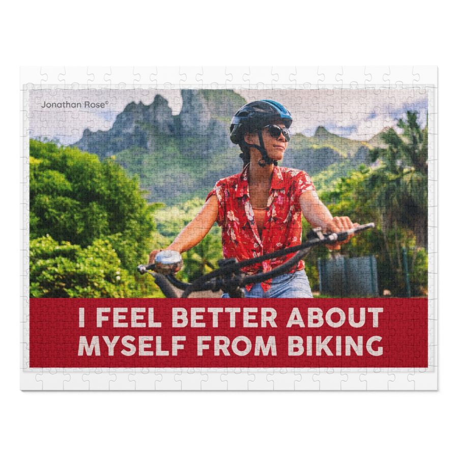 I feel better about myself from biking