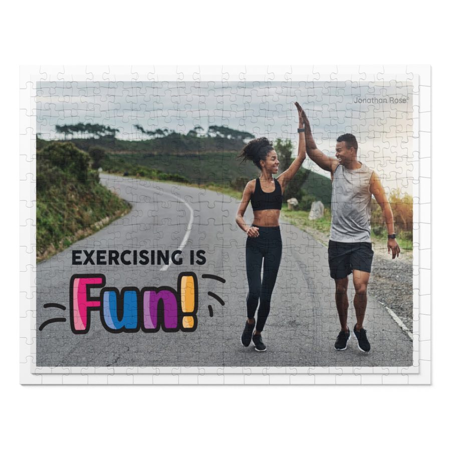 Exercising is fun